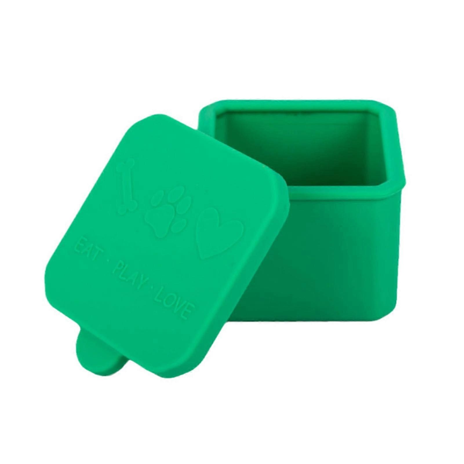 Lunch Box Salad Dressing Containers - Reusable BPA-Free, Leak-proof with Lid, Microwave-safe, Silicone Containers