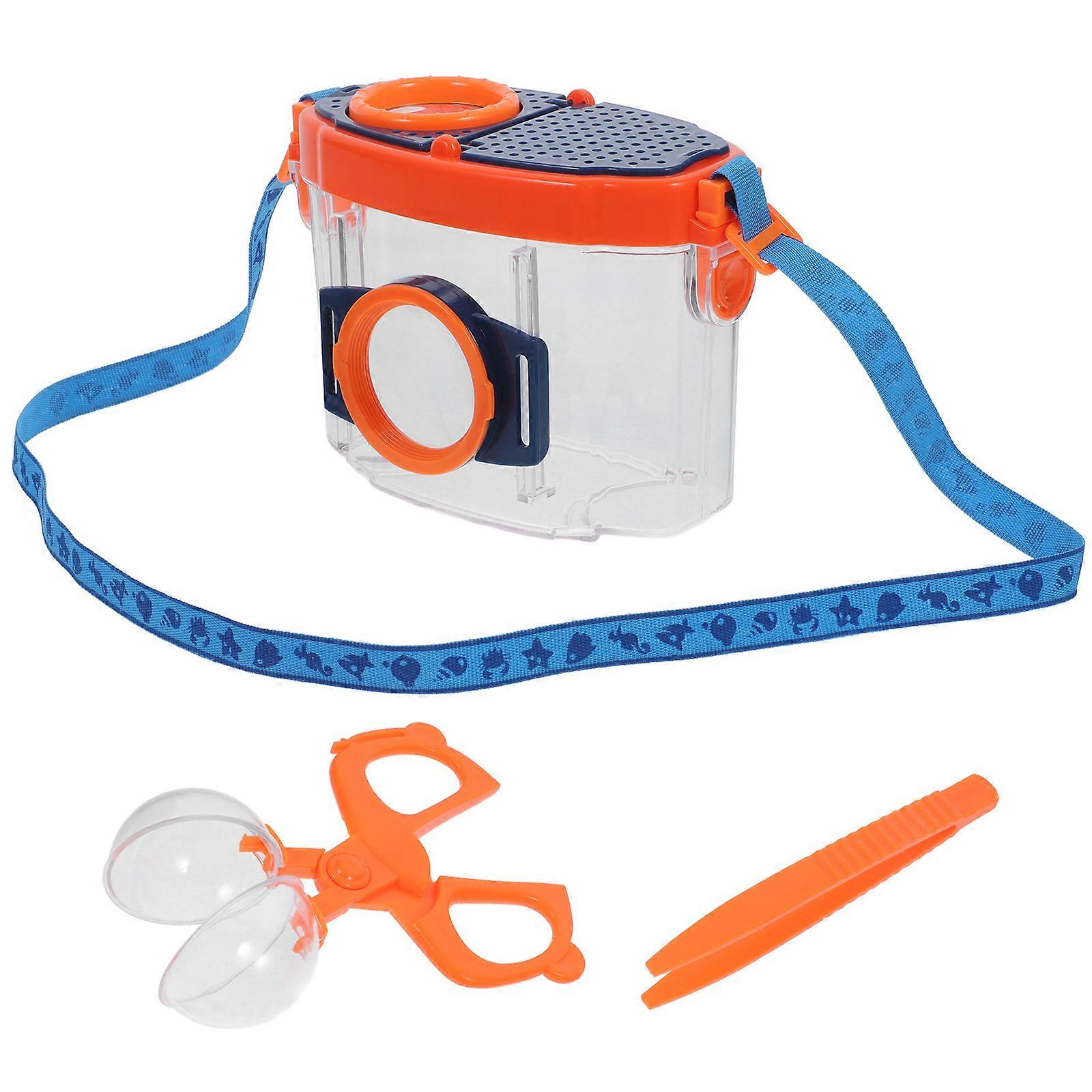 Insect Magnifying Box for Observation with 1Set Household Bug Catcher Viewer