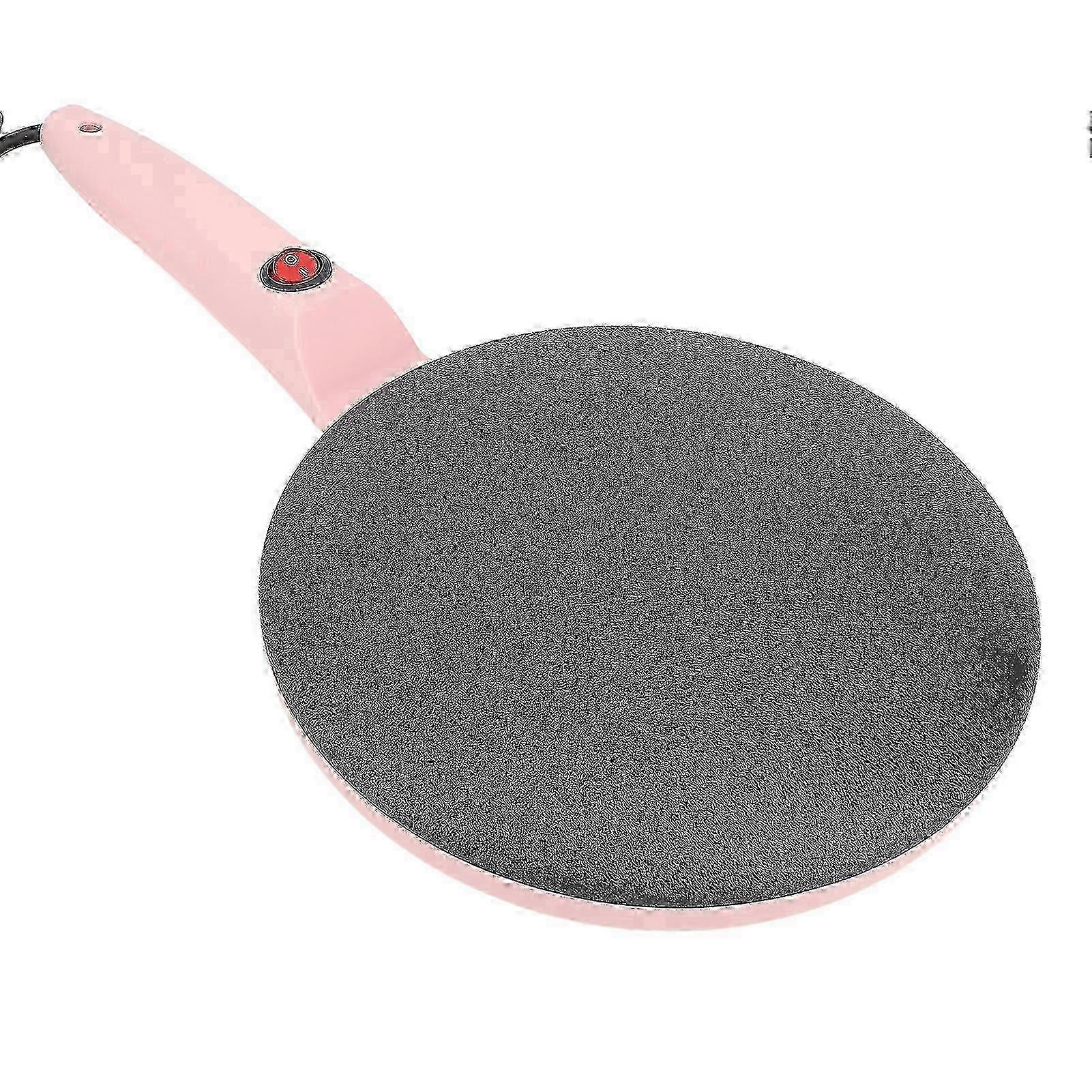 Electric Crepe Maker 8 Inch Non Stick Coating Crepe Maker Machine Automatic Temperature Control Pancake Maker with Handle for Home Kitchen EU Plu