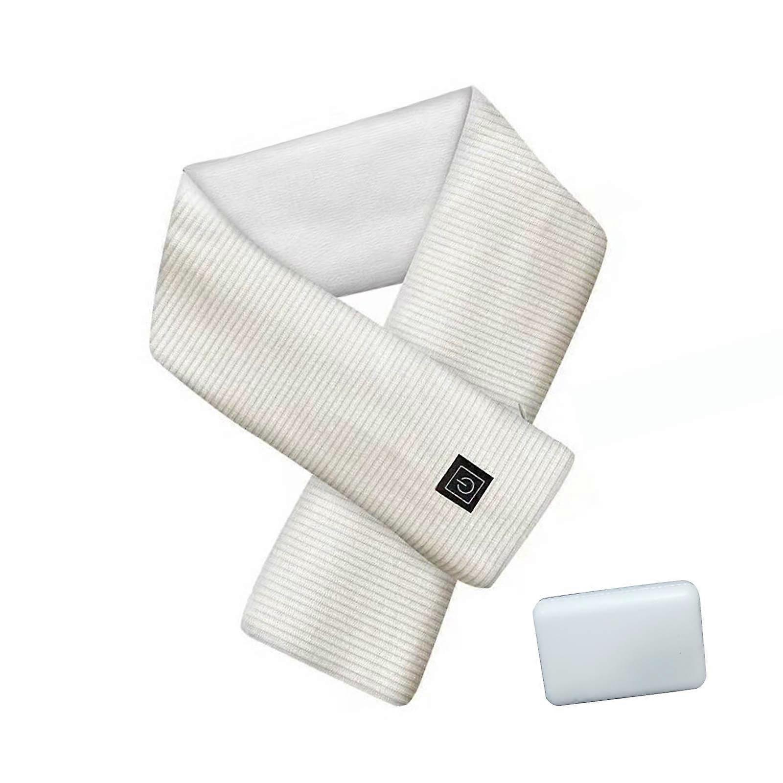 3 Stage Modifiable Warmed Muffler Intelligent Thermoregulation Thin Shih tzus Inside Winter Use  White