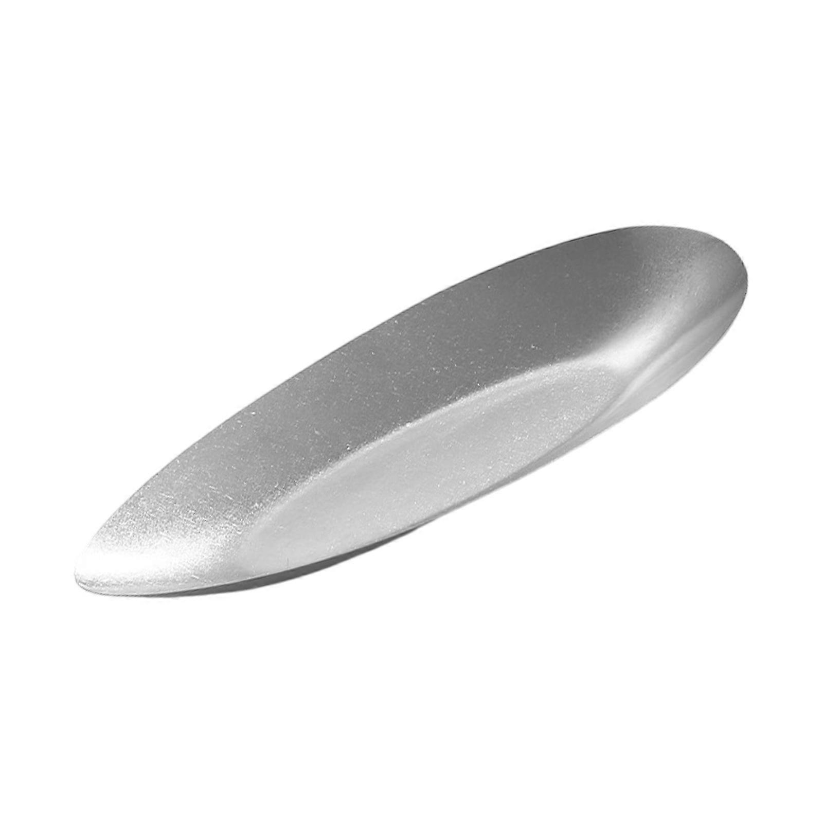 Retro Style Irregular Shape 304 Nonrust Steel Serving Plate Durable Rustproof Dish For Artistic Dining Tableware  vintage silver