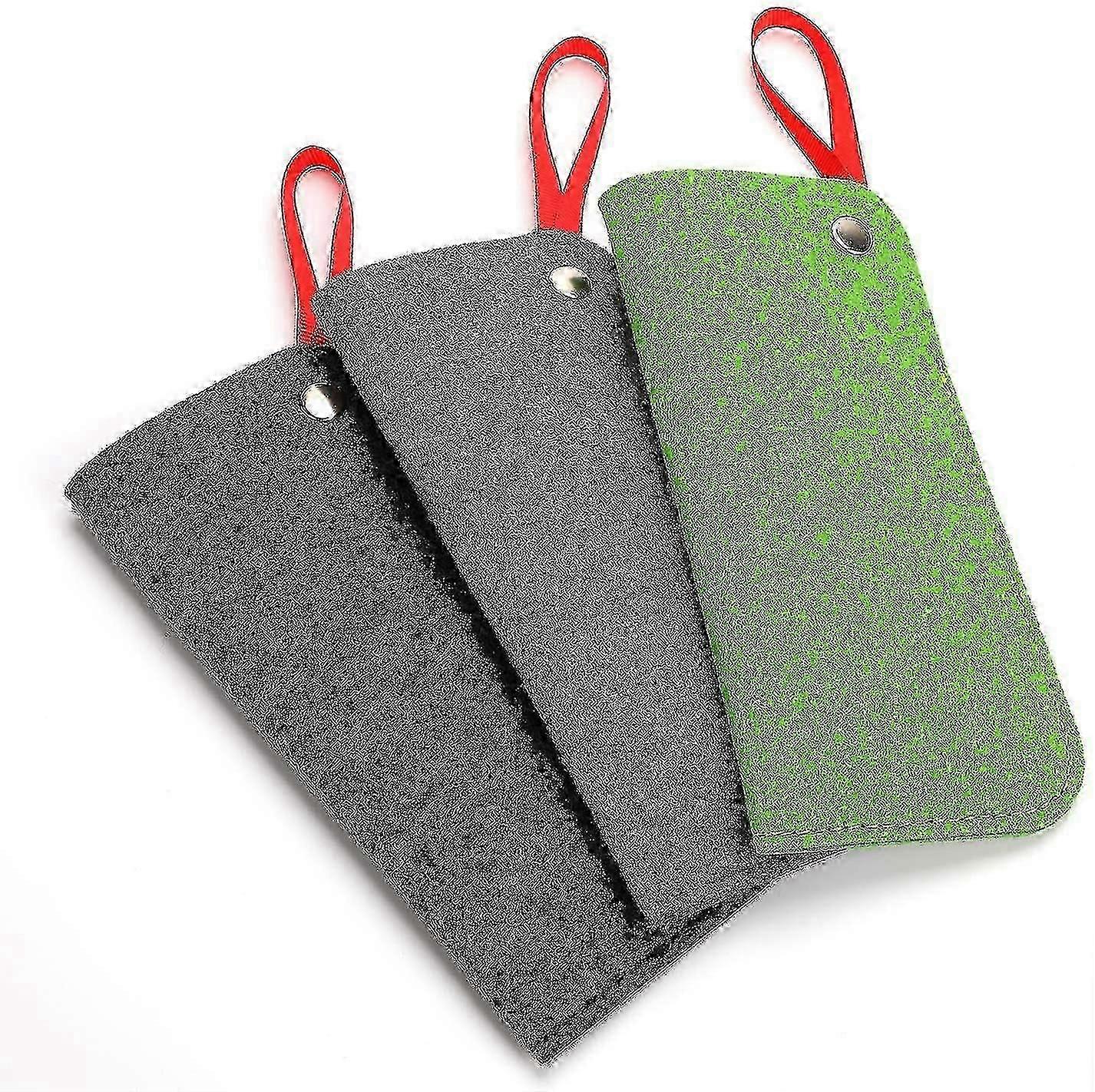 2024 Soft Eyeglasses Case 3 Pack, Felt Portable Travel Slip In Eyeglasses Case, Soft Sunglasses Case Pouch Holder Walkbe  A-F