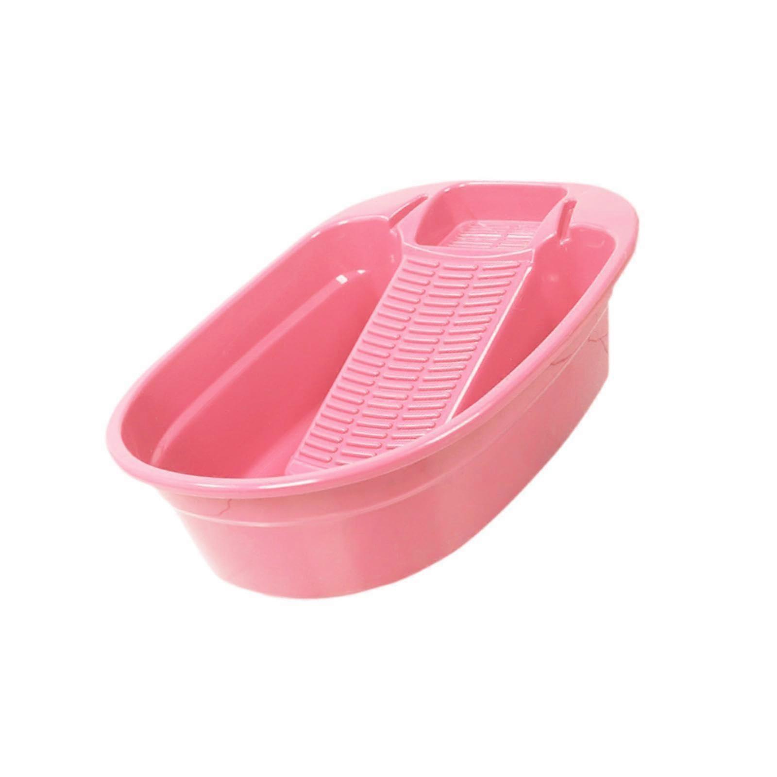 Compact Handwashing Basin Small Footprint Textured Surface For Easy Cleaning Pink