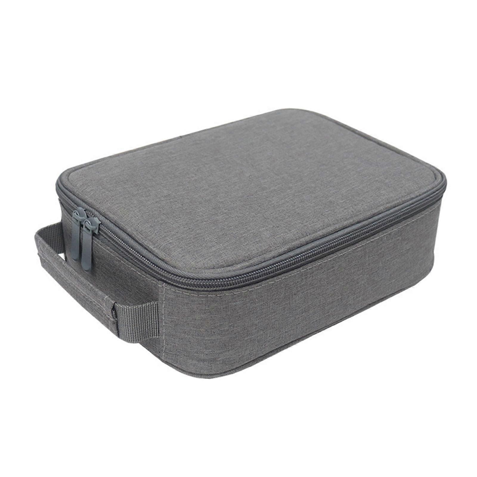 Shockproof Protective Case For Pocket 4 Mini Laptop Premium Polyester Storage Bag With Anti Scratch Compartments  Gray