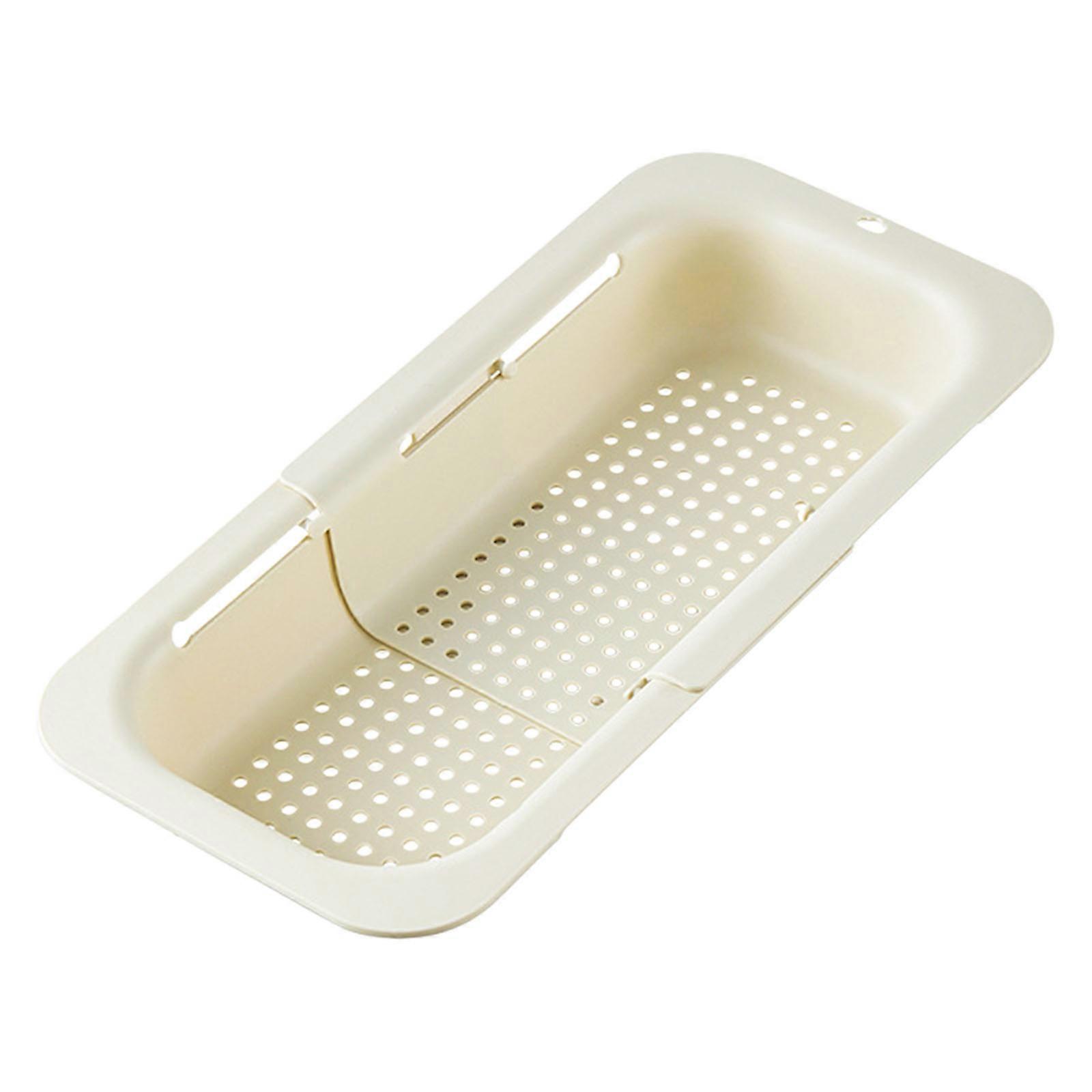 Rustproof Water Drain Basket for Sink Edges Mounting and Vegetable Washing Convenience Multicolor