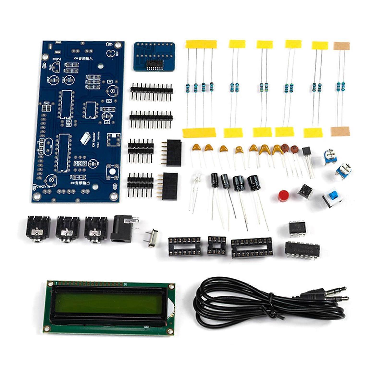Learn & Practice Trainer Morse Code Translator Module with CW Decoders for Amateur Radio Electronic Hobbyists & Builders Multicolor