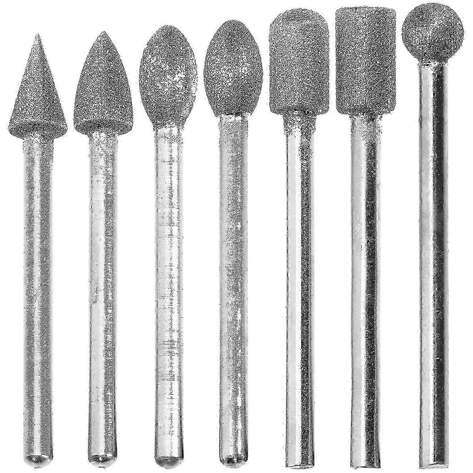 1 Set Stone Carving Tool 3mm Handle Drill Bit Wood Carving Bit For Metal