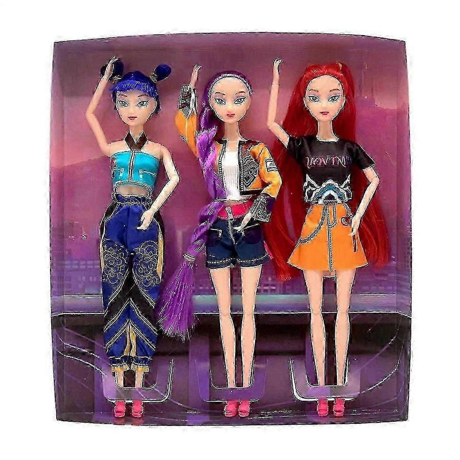 Kpop Demon Hunters Dolls Moveable Joint Collectible Figure Toy