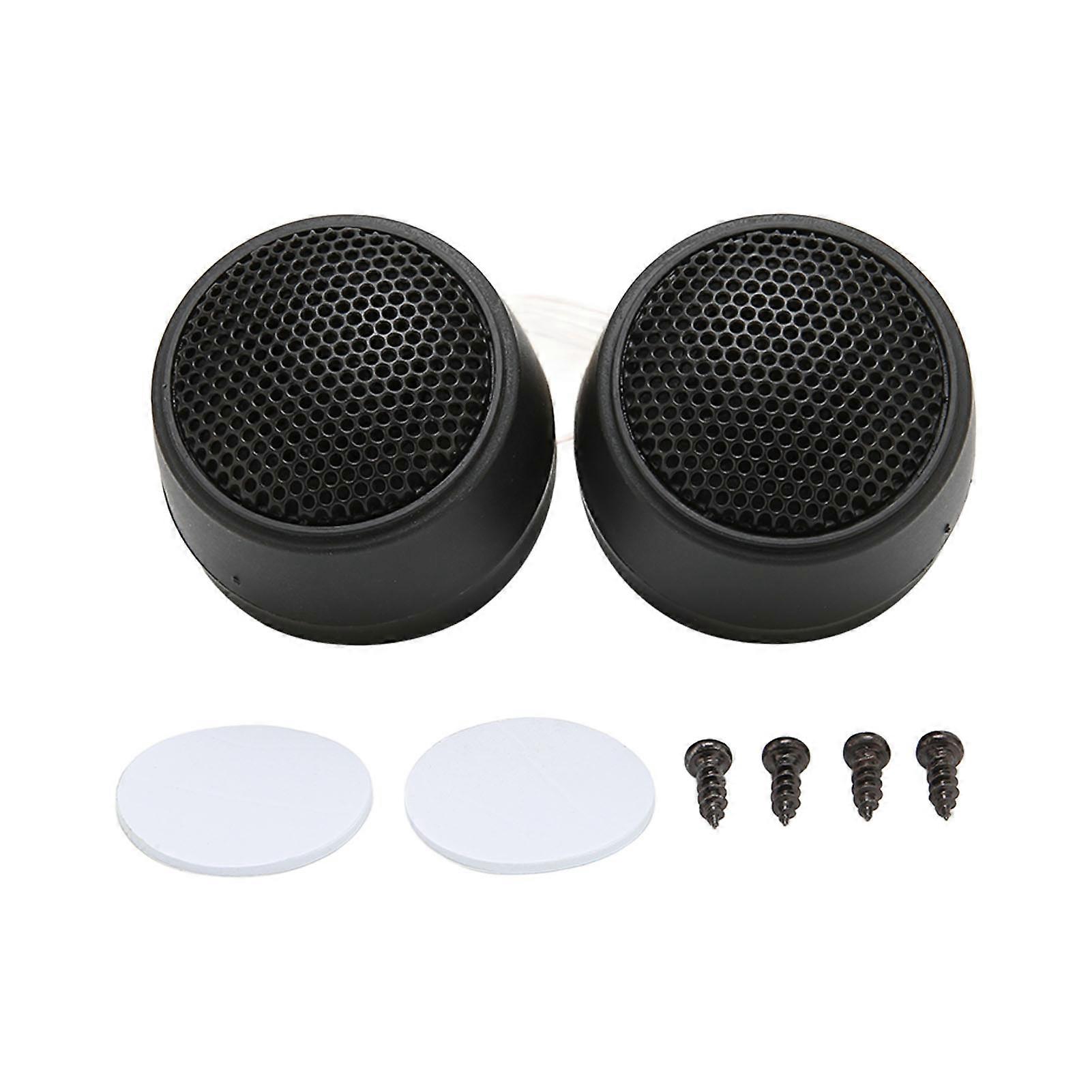 2PCS Dome Tweeter 10W 4 Ohm High Sensitivity Great Sound Quality Loudspeaker for Car Audio Systems