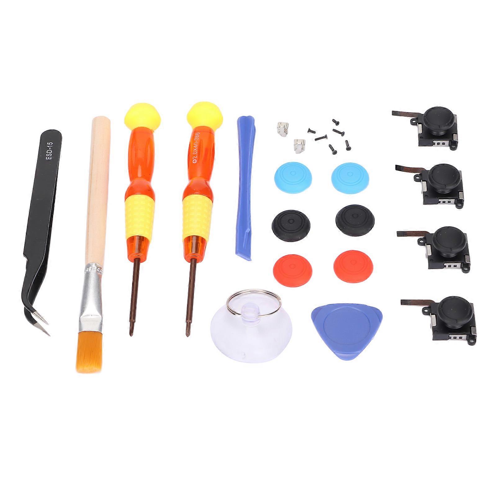 25 in 1 Disassembly Set Handle Screwdriver Rocker Joystick Disassembly Kit for Switch