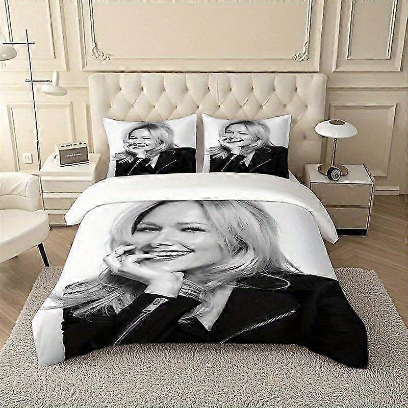 TE23 3st Helene Fischer påslakan set - jul semesterhem inredning sängkläder, glad julklapp födelsedagspresent 1 * påslakan