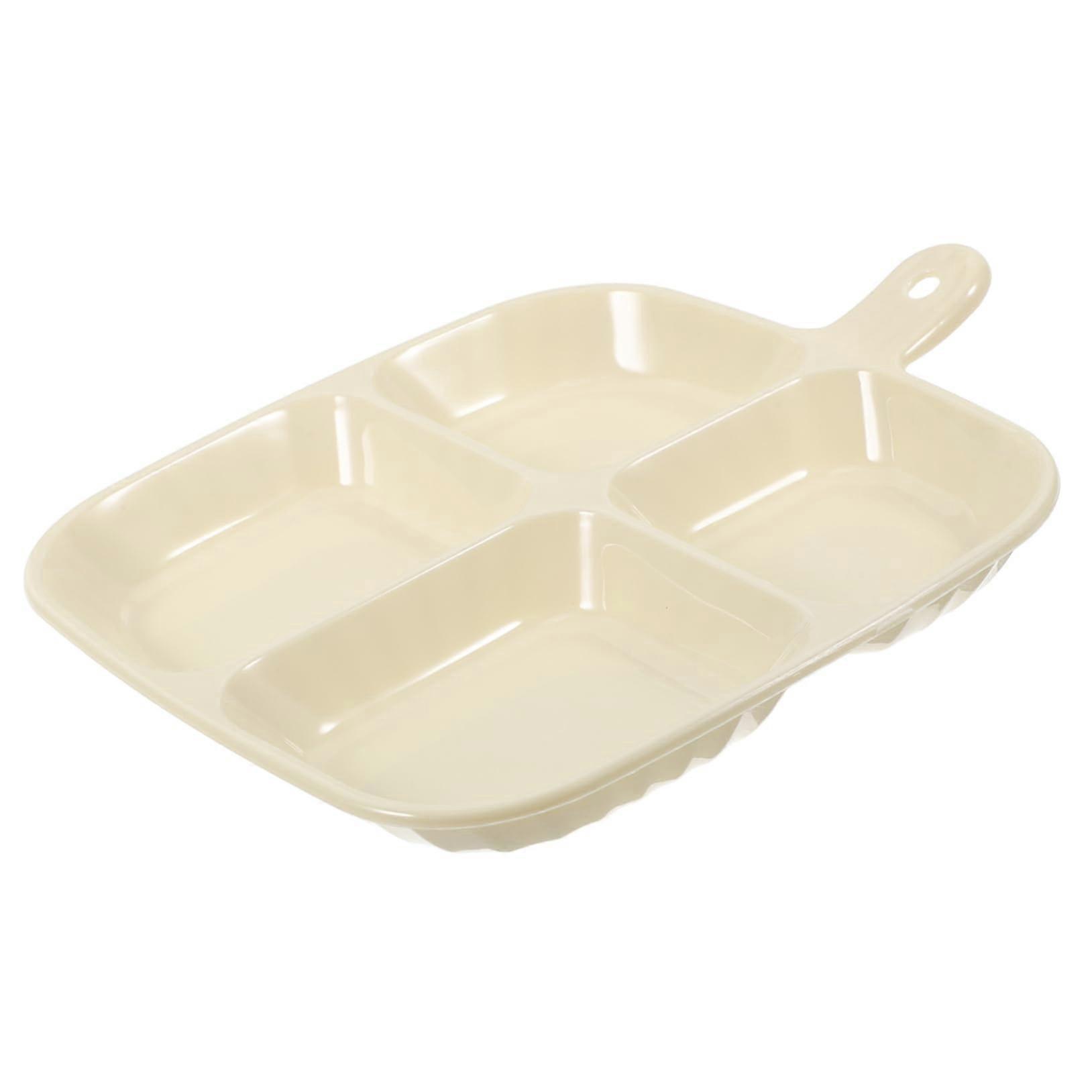 Divided Food Storage Container with MultiCompartments for Odor Kitchen Ingredient Organization