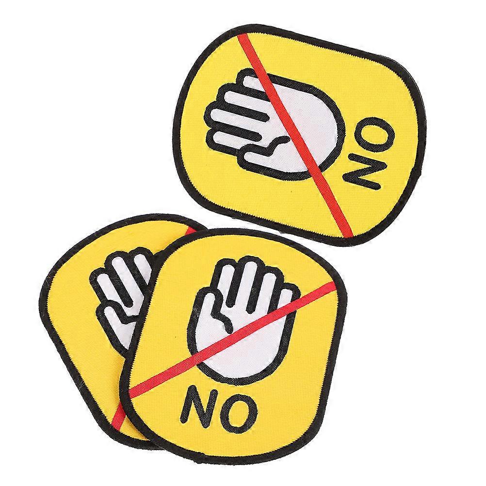 Dog Collar Stickers Pet Identification Warning Tags for Leash Use 3Pcs