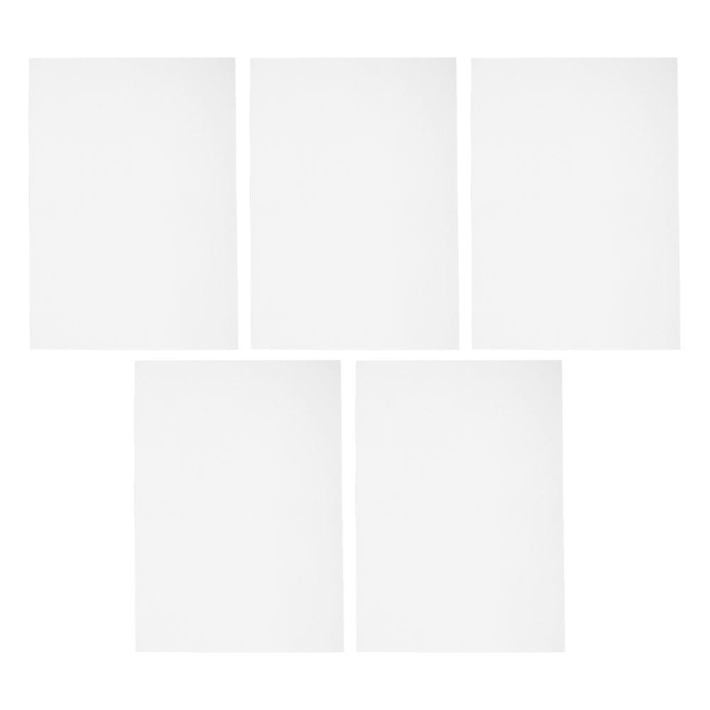 White EVA Foam Sheets for Supplies Ideal for DIY Crafting and Creative Design Projects 5 Pieces