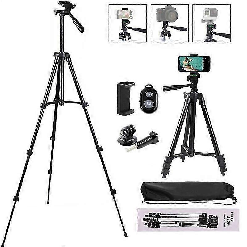 Flexible Tripod Stand Indicator Light for Cell Phone Camera Selfies Vlogging