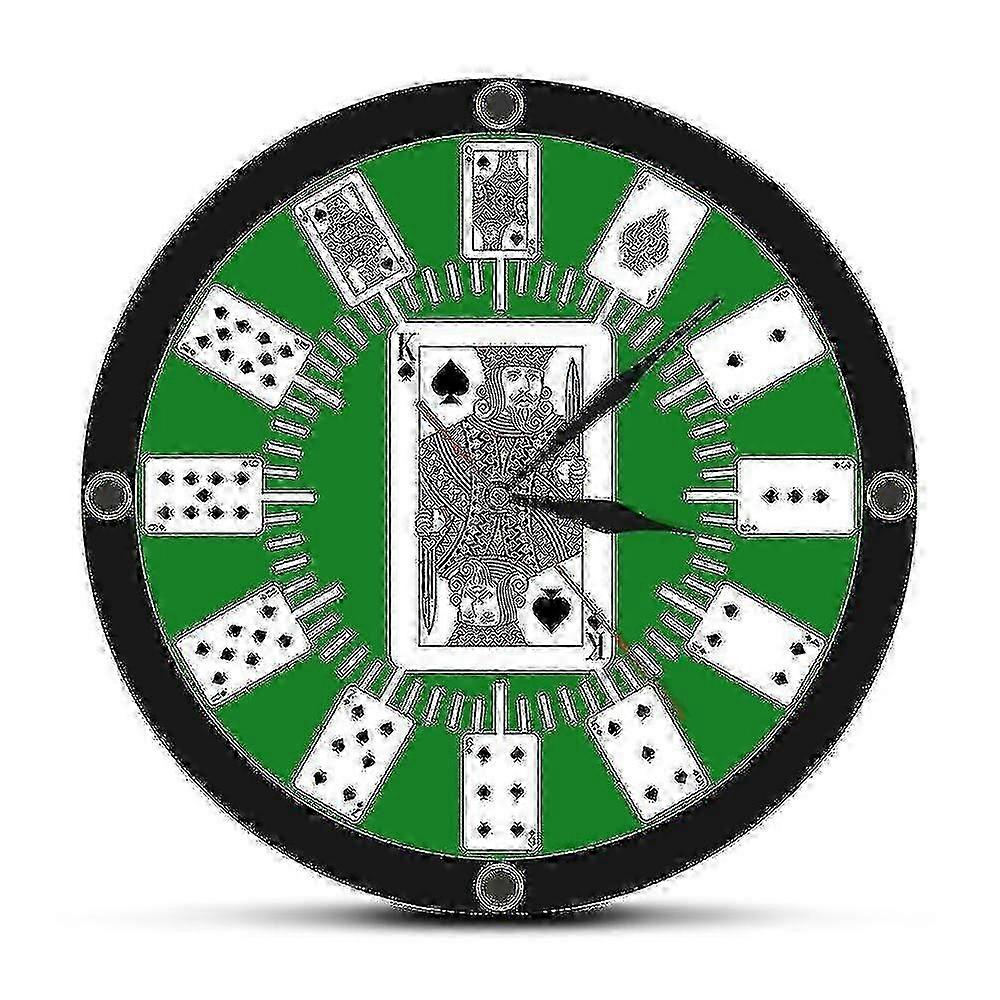 Playing Cards Modern Wall Clock