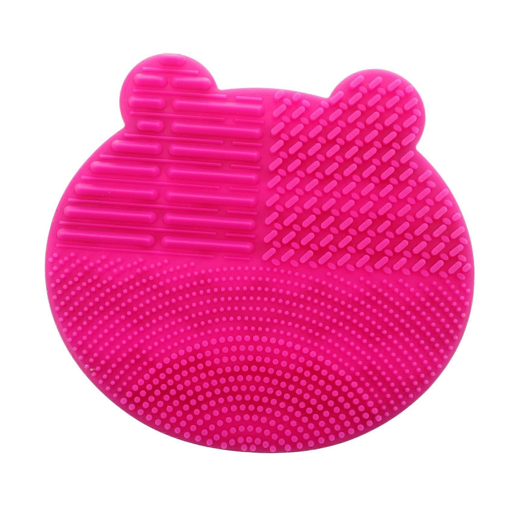 Makeup Brush Cleaner Mat with Drying Rack and Holder for Fast Brush Cleaning