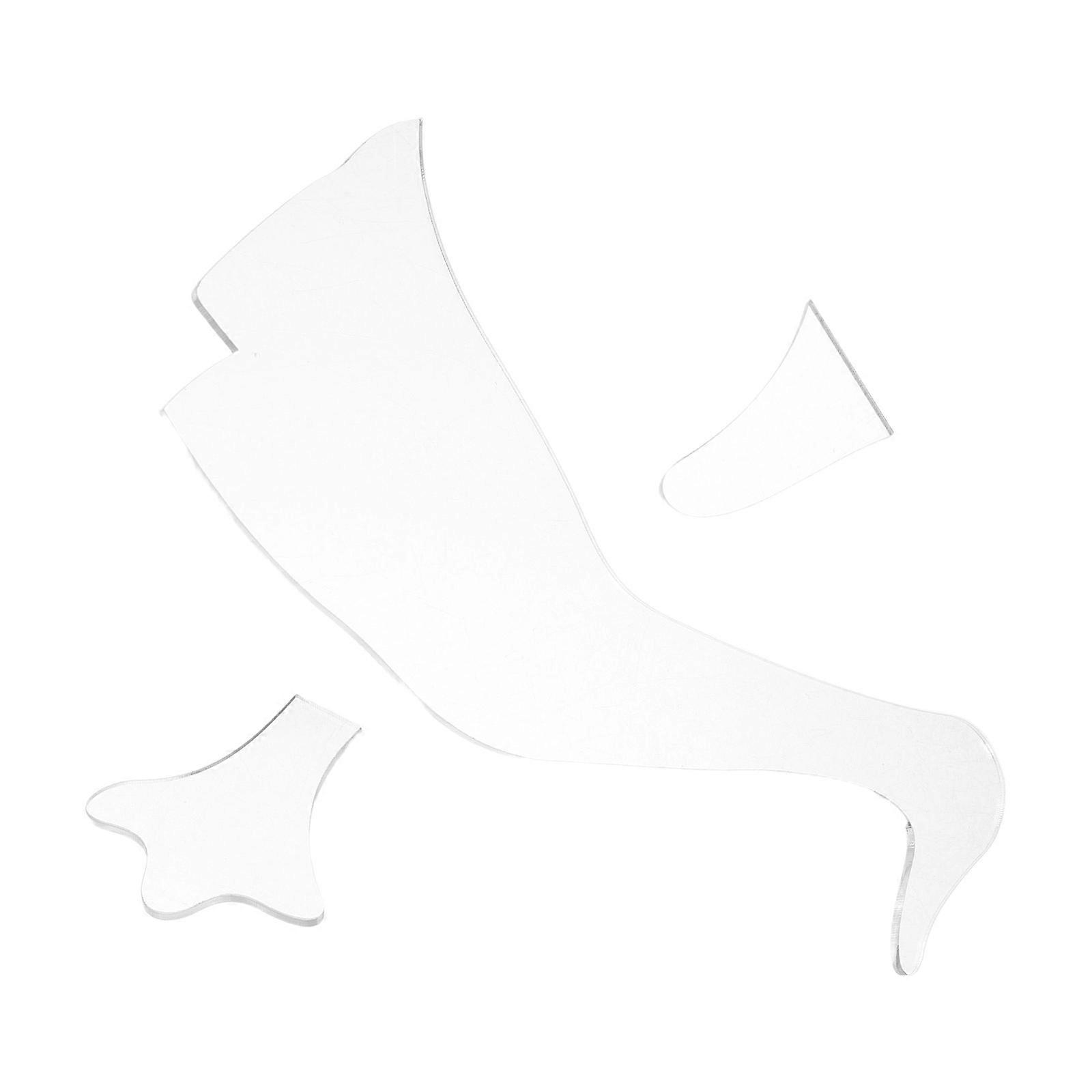 Transparent Acrylic Quilt Template for Sewing Stuffed Patterns 3Pcs Set