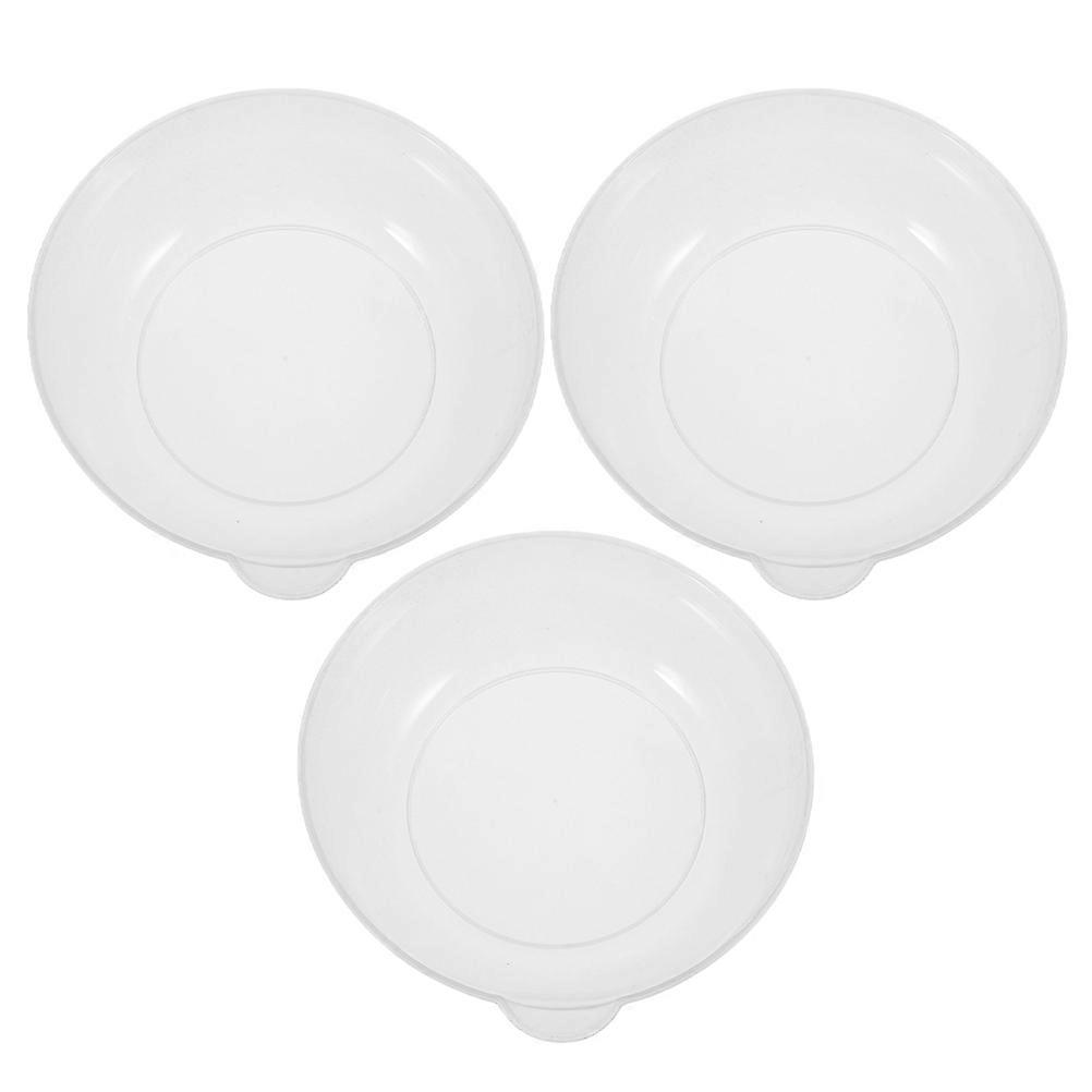 White Plastic Measuring Tray with Precise Markings for Kitchen Use 3 Pcs Multi Purpose Weighing Tool