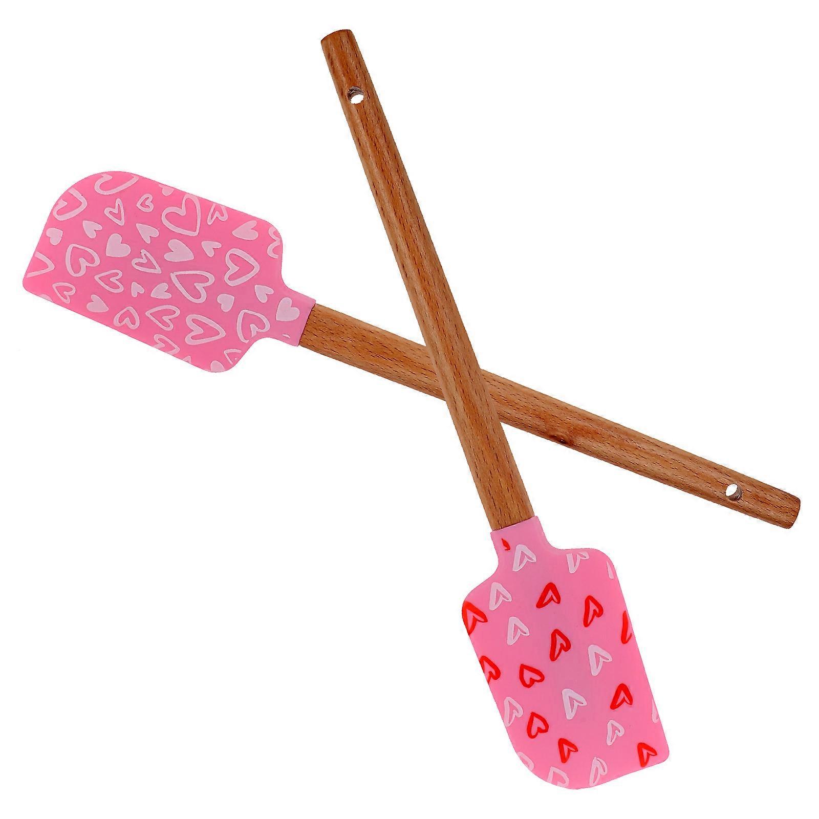 Silicone Cake Spatulas Butter Scrapers for Baking Tools 4Pcs Set