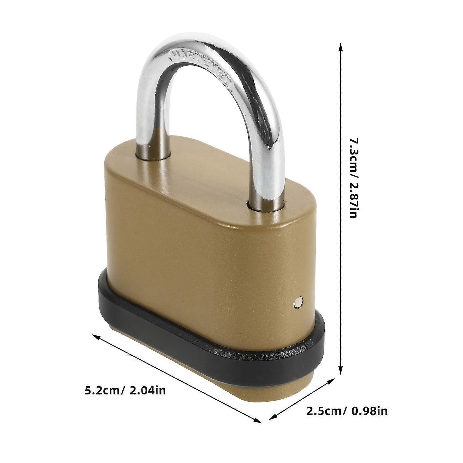 Combination Lock Resettable for Home Use Weatherproof Zinc Alloy