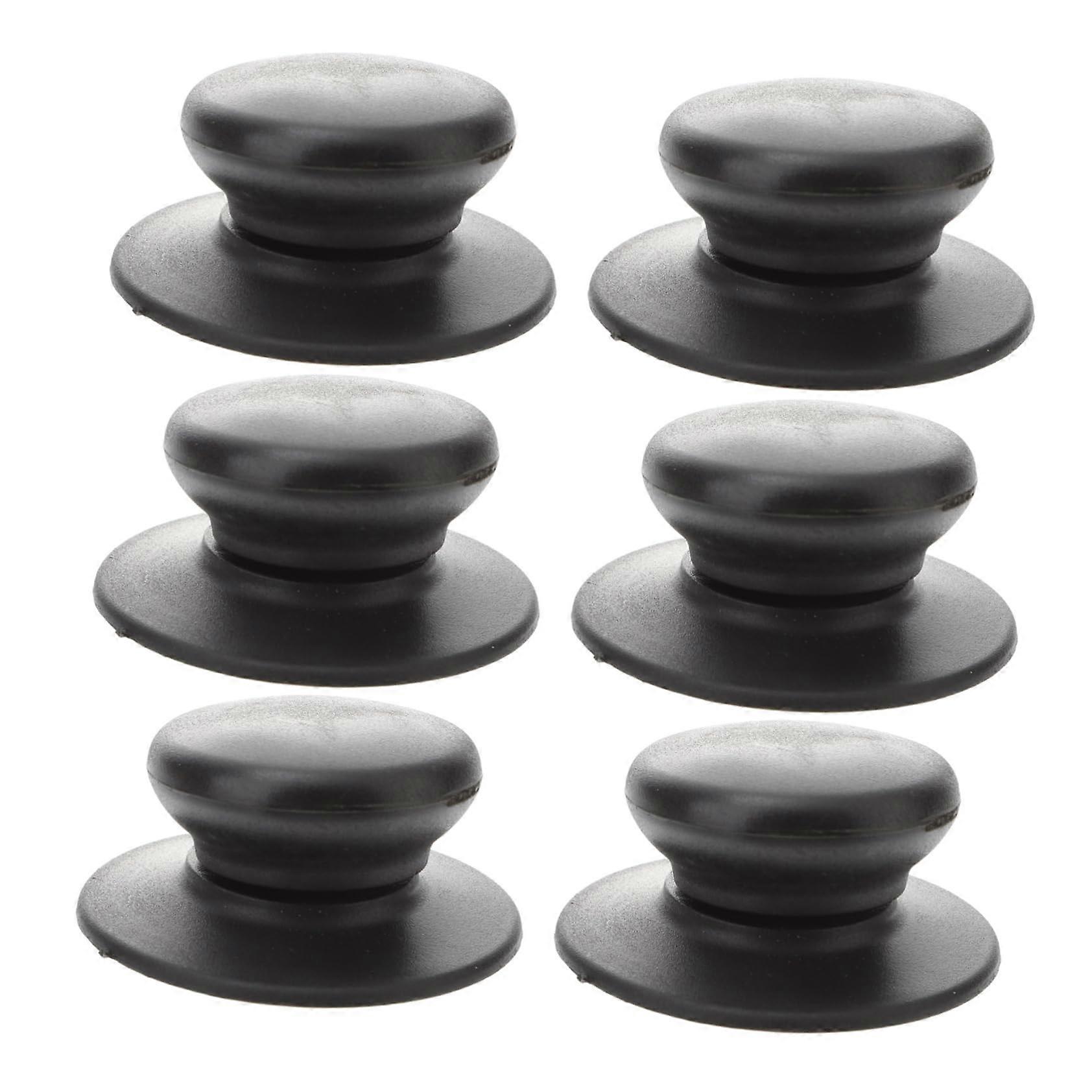 6pcs Heat Resistant Pot Lid Knobs Universal Fit Cookware Handle Replacement Durable Easy Install
