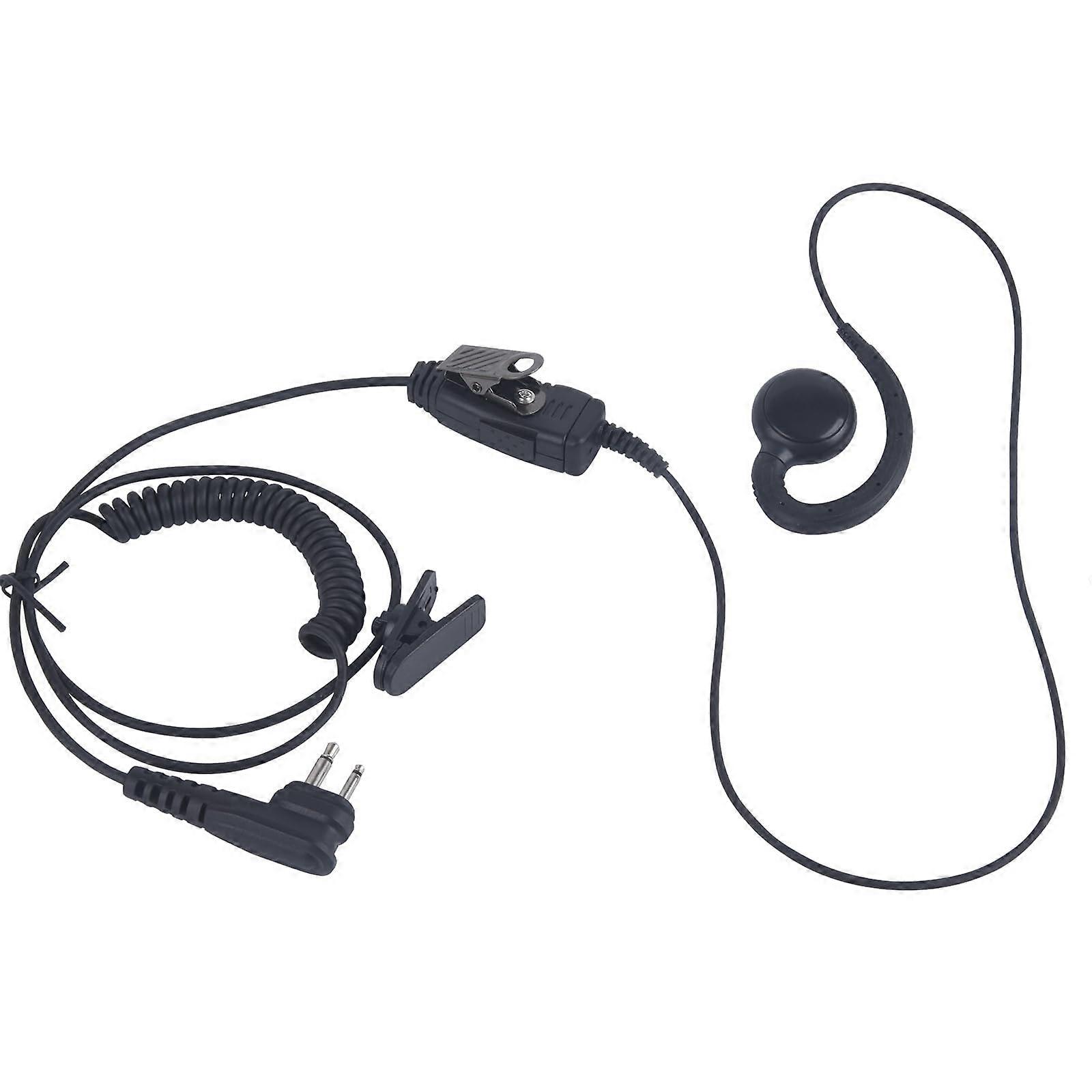 TwoWay Radio Earpiece RLN6423 Replacement CSwivel Headset with Mic and PTT for Motorola CLS1110 CLS1410 CP200D