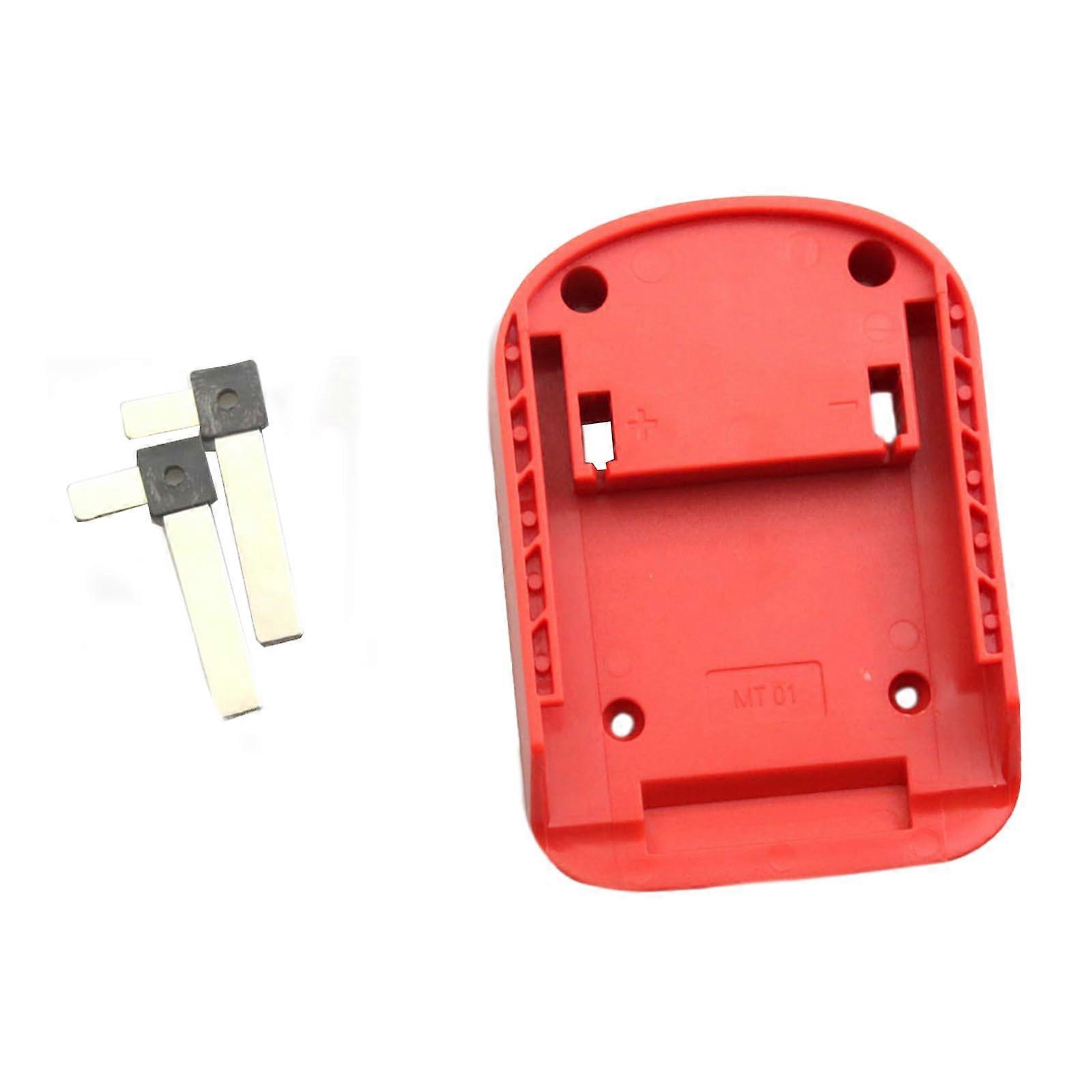 Battery Adapter for Power Tools 18V Lithium Battery Converter Expand Tool Compatibility Red