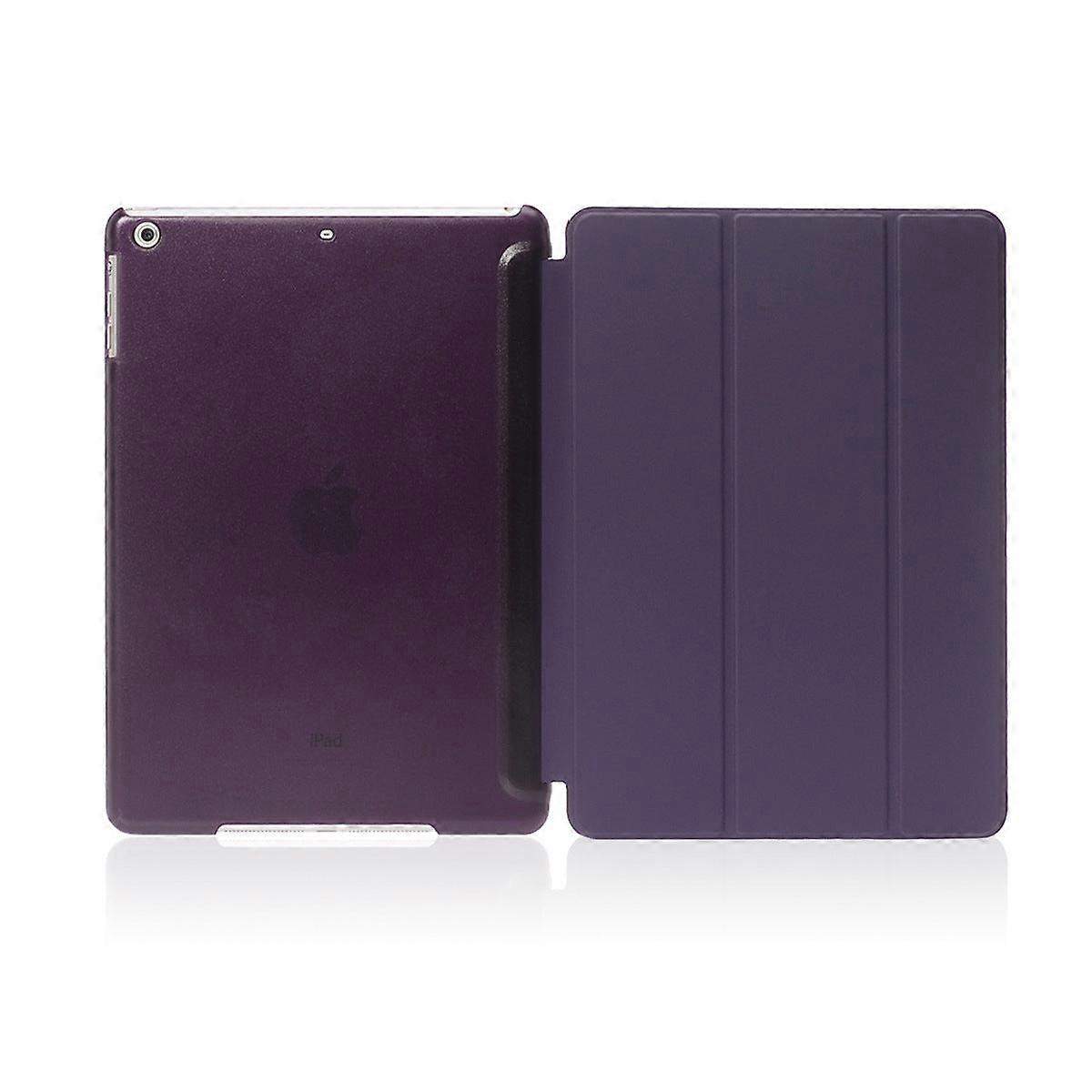 Capa elegante roxa para iPad 10.2 de 30 polegadas, dobrável e ultrafina.