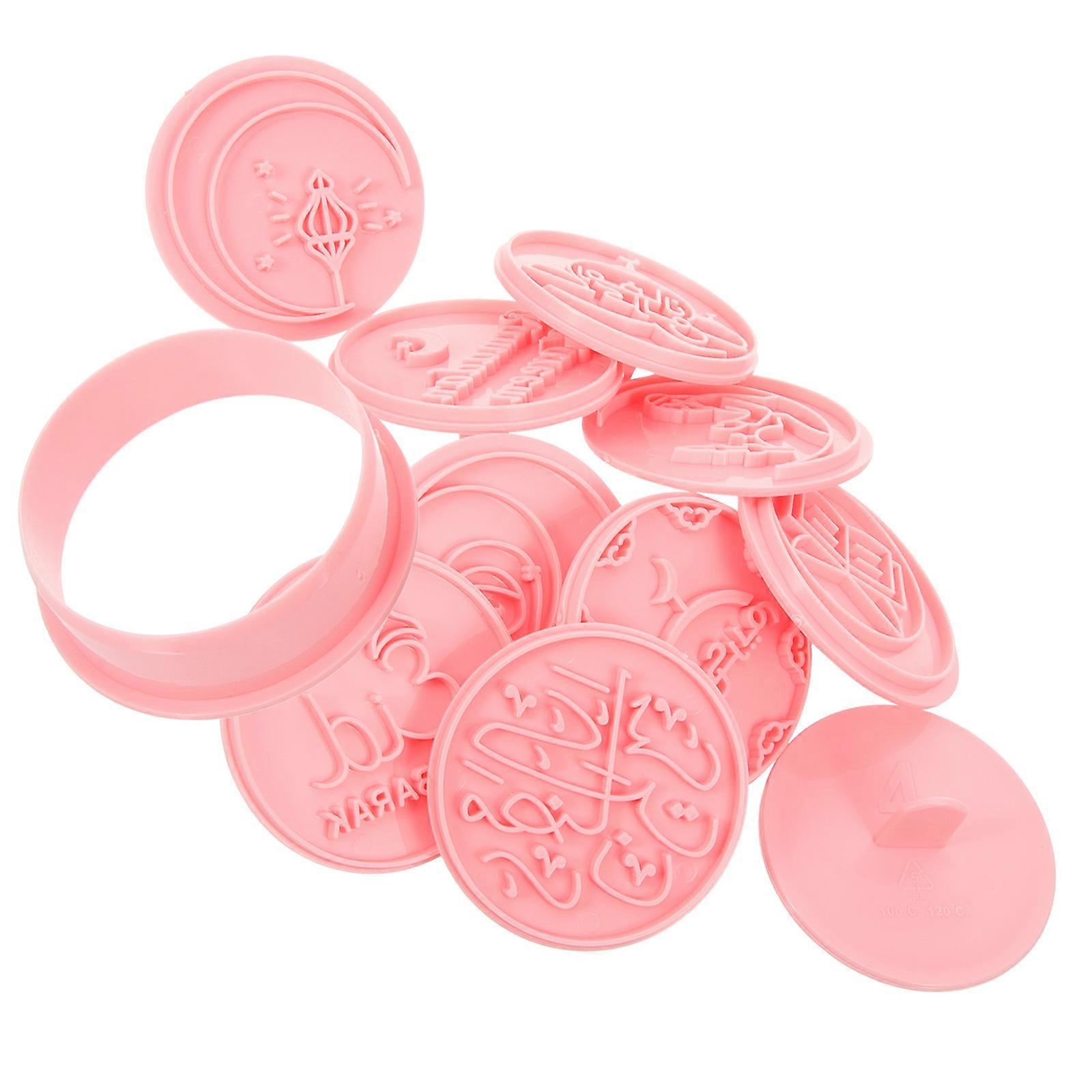 Ramadan Silicone Cookie Cutters Eid Mubarak Biscuit Molds for 10Pcs