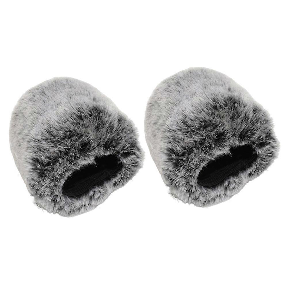 2Pcs Mic Furry Windscreen Cover Windscreen Microphone Pop Filter for Shure SM7B Replacement