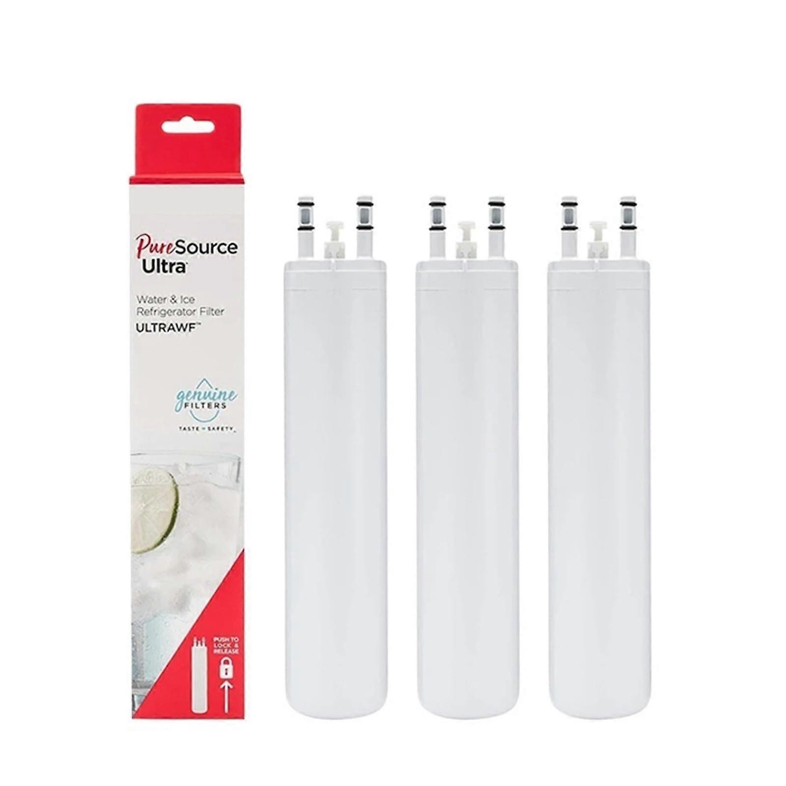 Refrigerator Water Filter Replacement 3 Pack for Frigidaire ULTRAWF, Easy Install, Improved Ice Quality