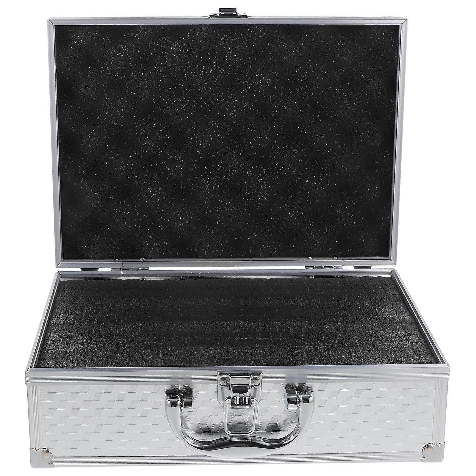 Aluminum Alloy Tool Case Tool Carrying Case for Storage Silver