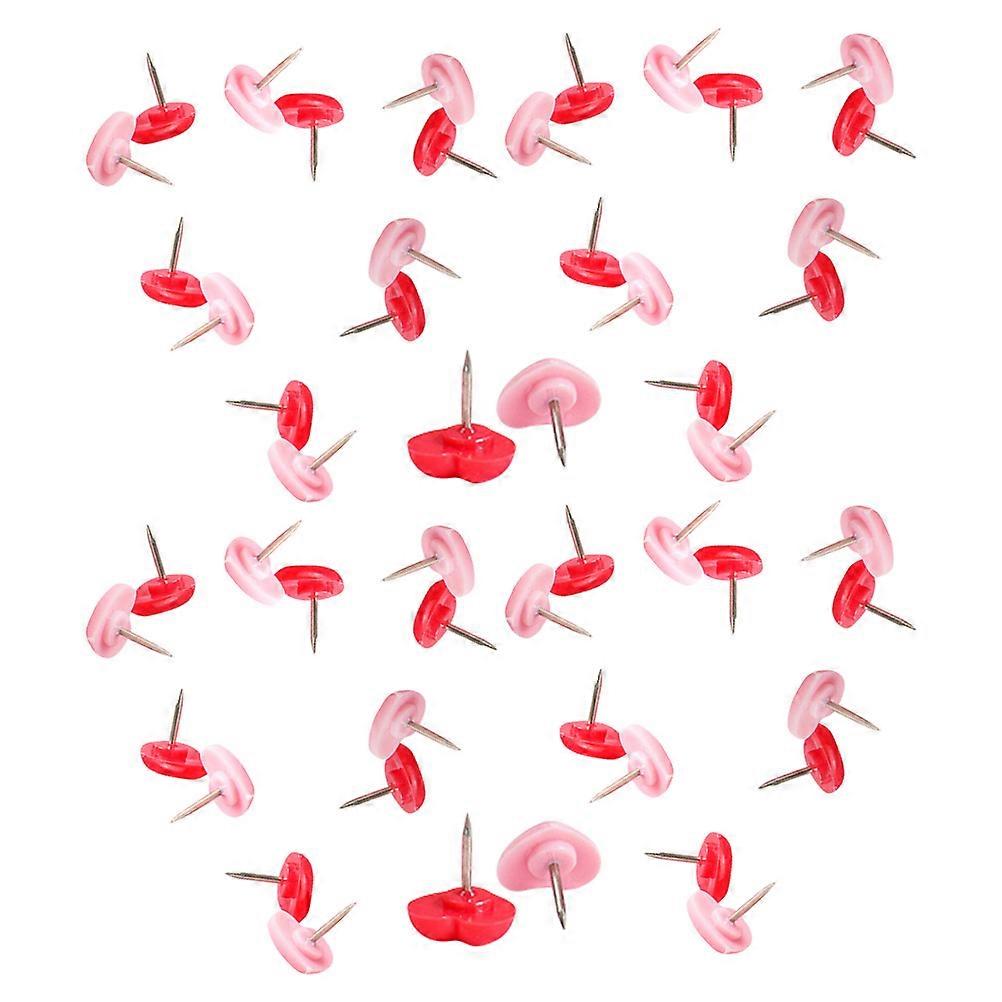 Heart Shape Pushpins Convenient for Daily Use 4 Boxes Replaceable Thumbtacks