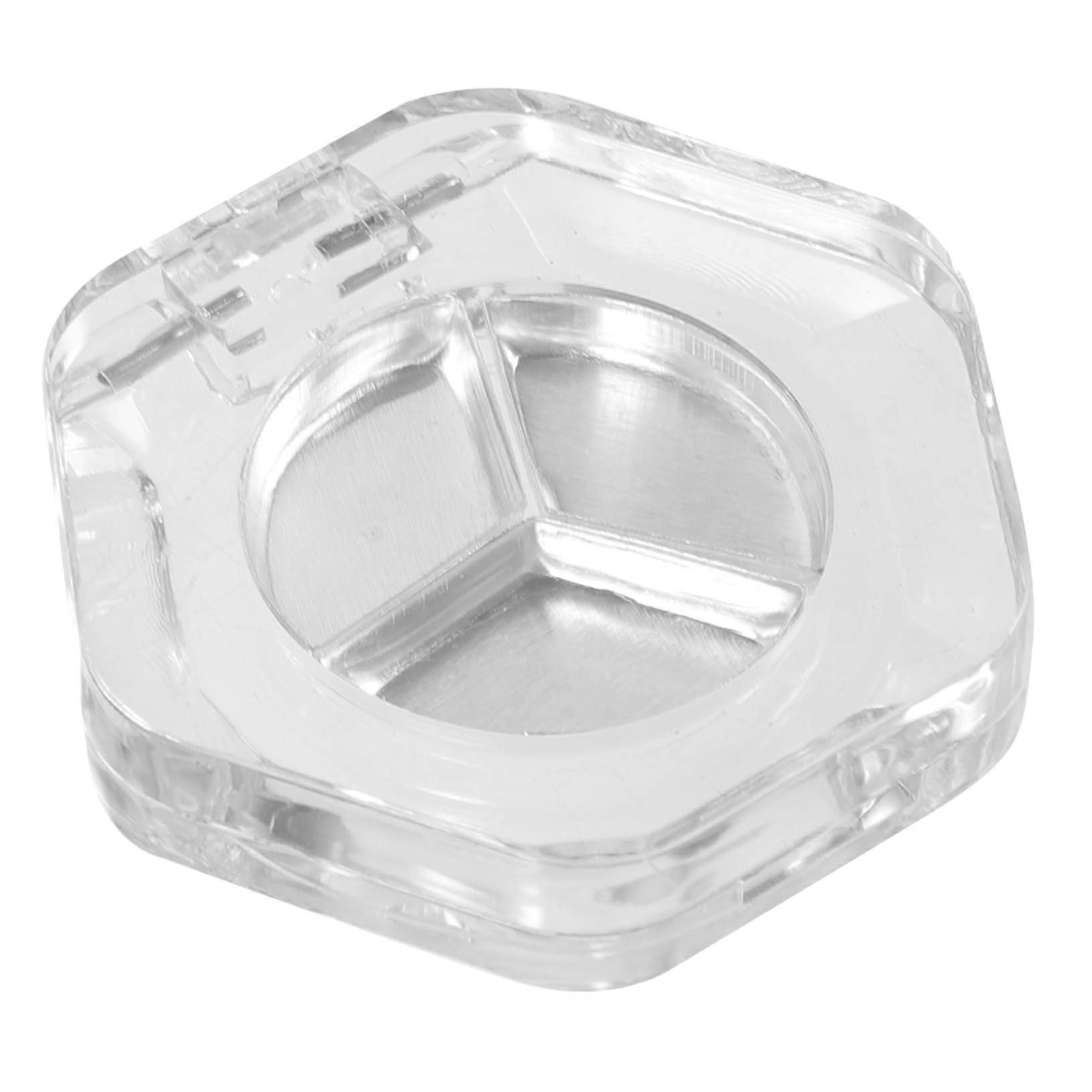 8pcs Hexagon Empty Eyeshadow Pans for Custom Travel Makeup Palette Refill Blush Highlighter