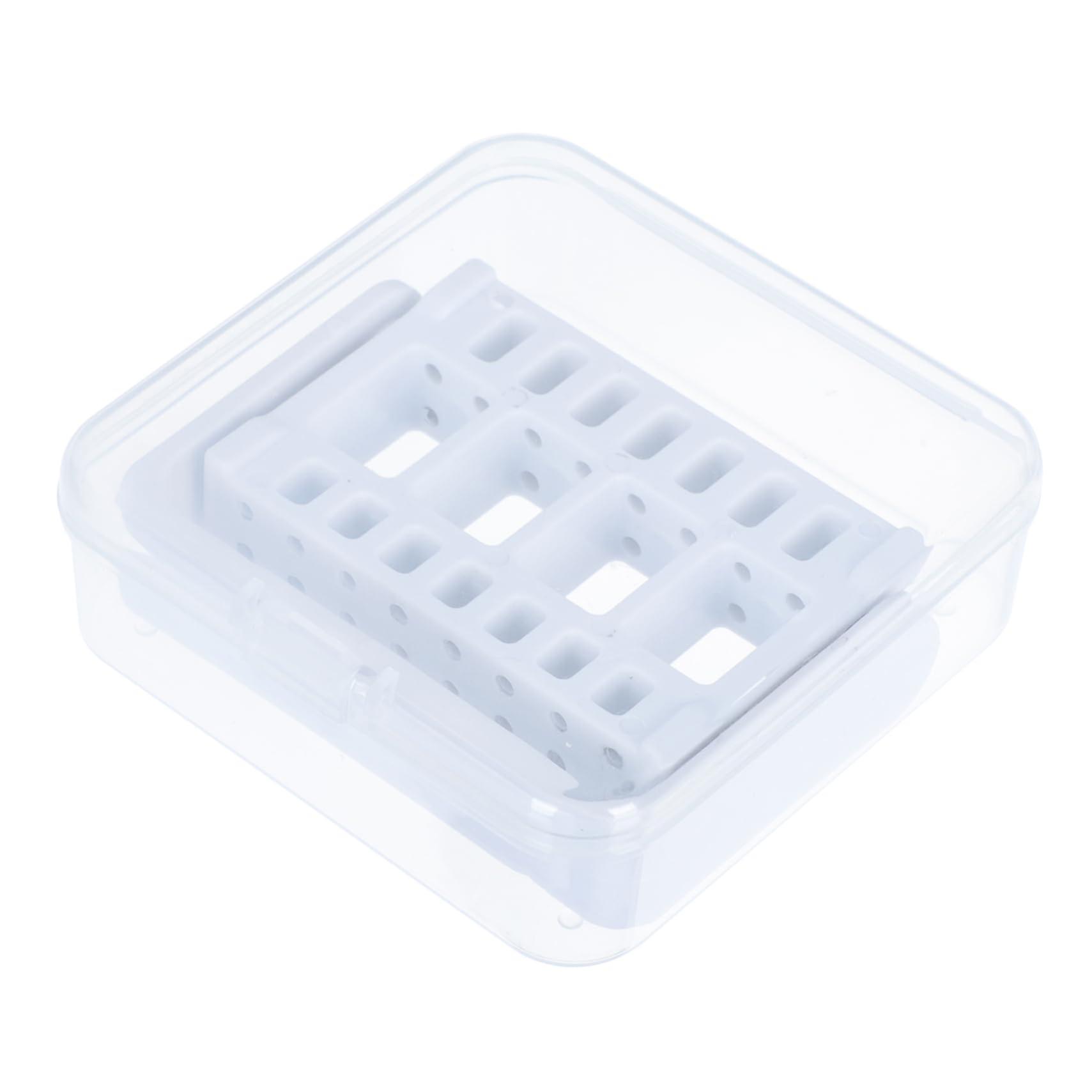 Nail Drill Bit Holder Storage Case for Easy Tool Access and Organized Nail Art Workspace