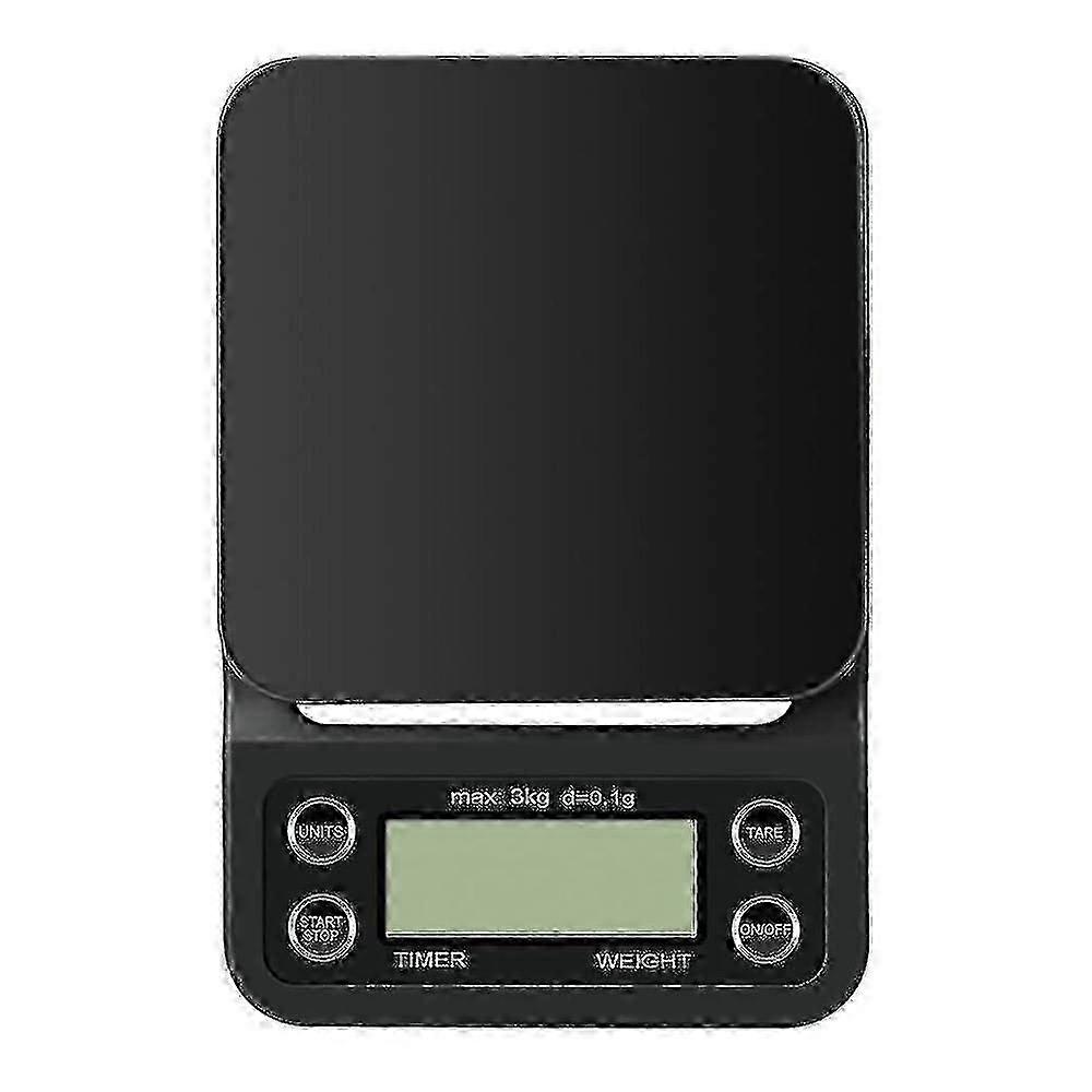 Multifunctional Portable Coffee Scale with Timer for Measuring Coffee Ingredients