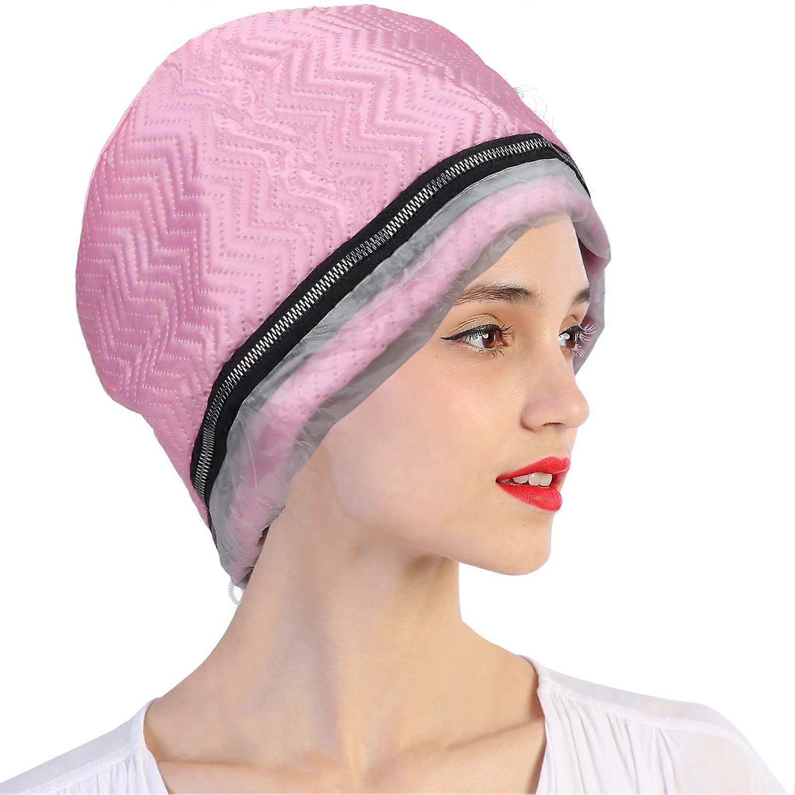 Hair Steamer for Deep Conditioning with Adjustable Heat Settings and Reusable Shower Cap