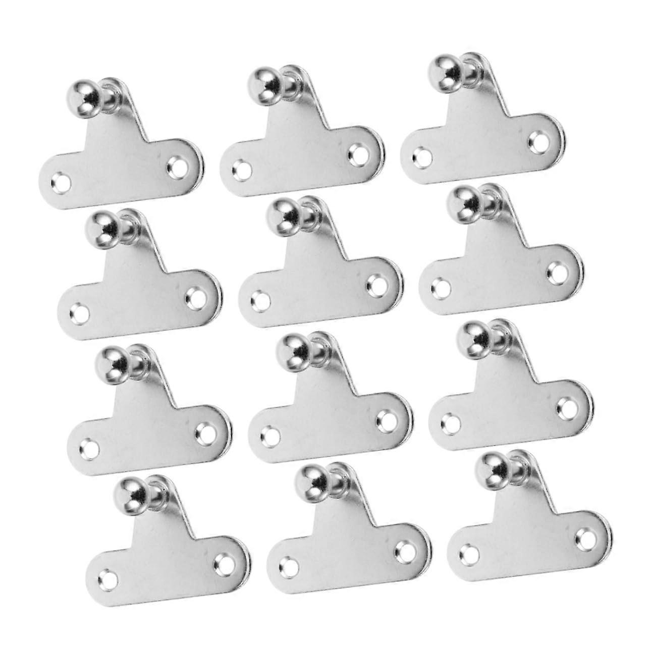 20pcs Gas Strut Mounting Brackets for Cabinets with Stable Triangular Base and Easy Install