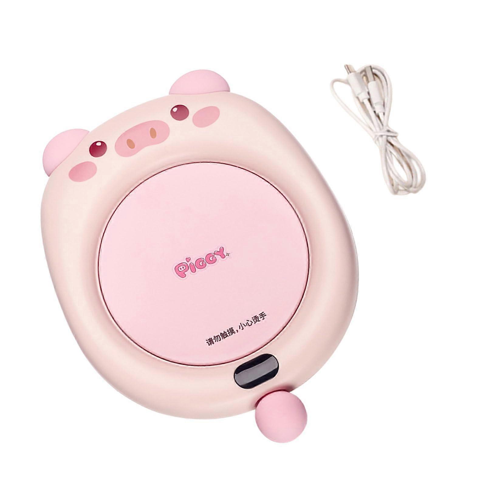 USB Coffee Cup Warmer with Adjustable Temperature Control for Home and Office Drinks