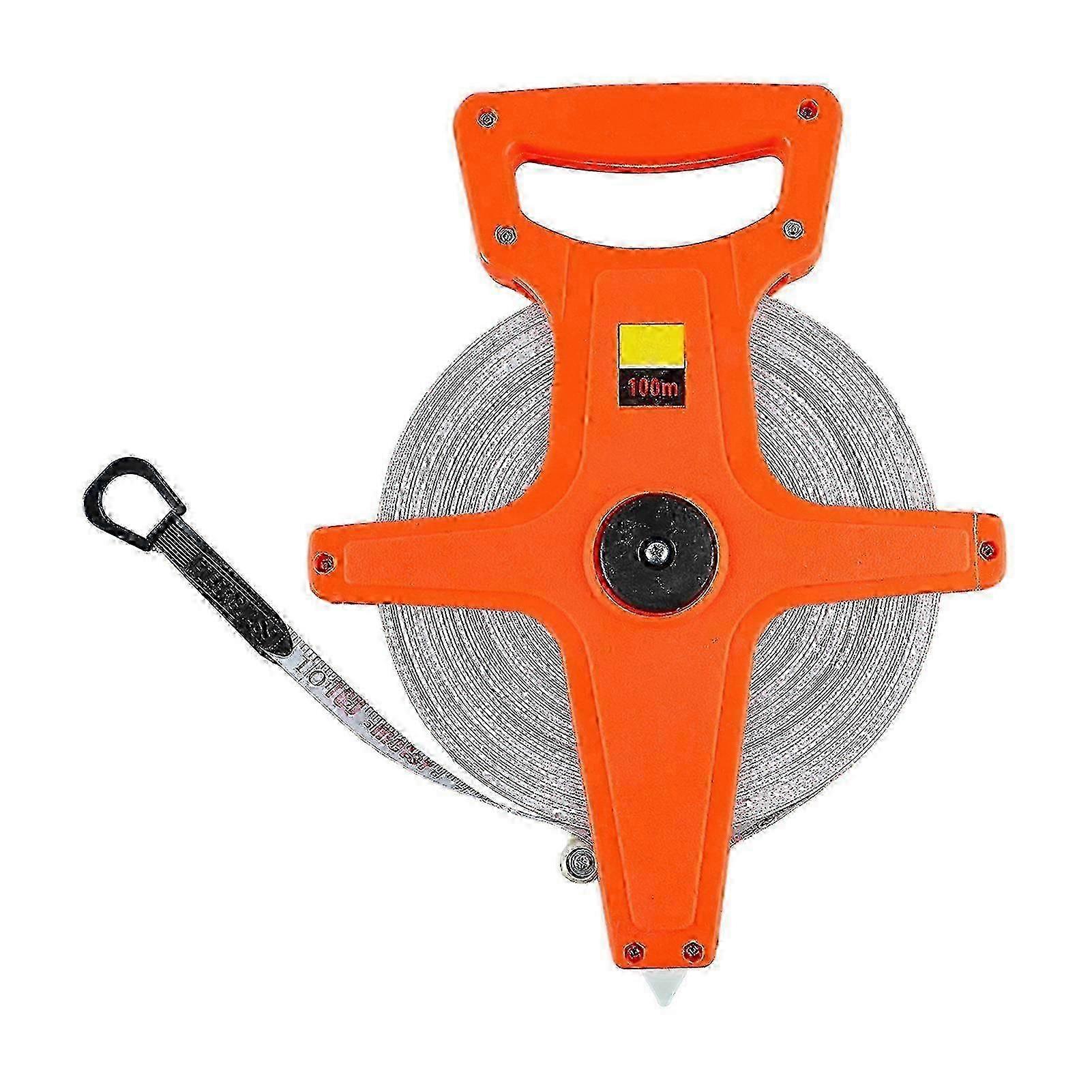 Fiberglass Measuring Tape Retractable Corrosion Resistant Foldable Long Measure