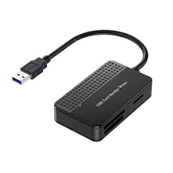 USB3.0 Card Reader, 20cm Cable Length, ABS Material, Multi-Memory Card External Reader