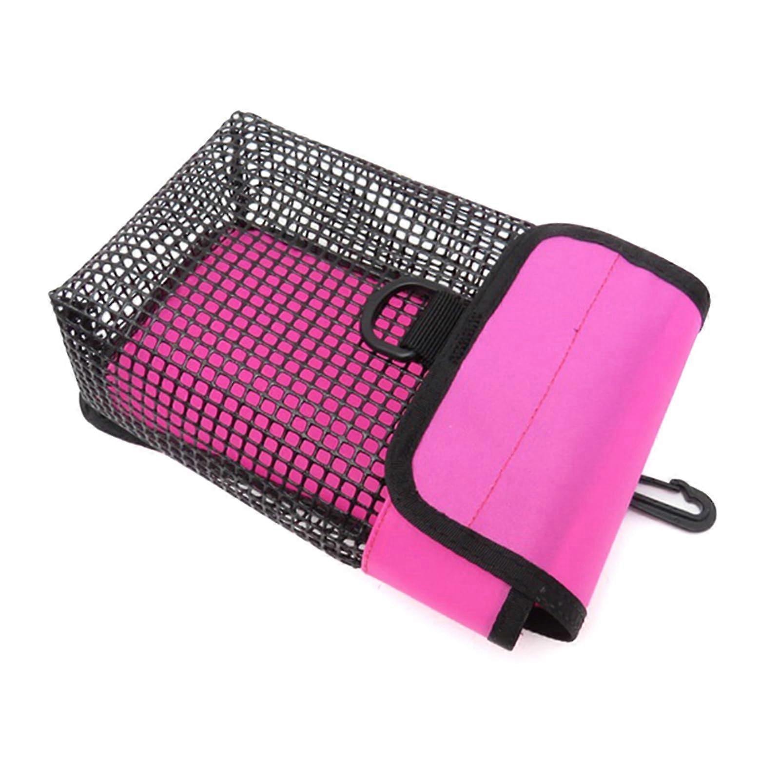 Scuba Diving Gear Bag with Quick Drain Mesh and Adjustable Hook, Lightweight Dive Equipment Pouch