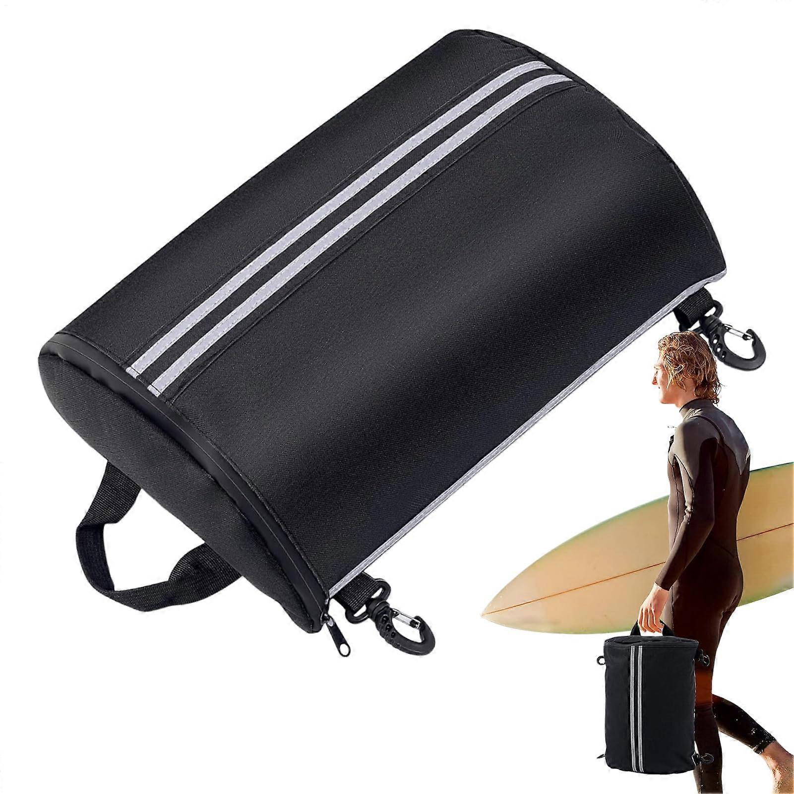 Kayak Deck Bag Waterproof Large Capacity with Reflective Strip and Secure Hook Attachment for Gear Storage