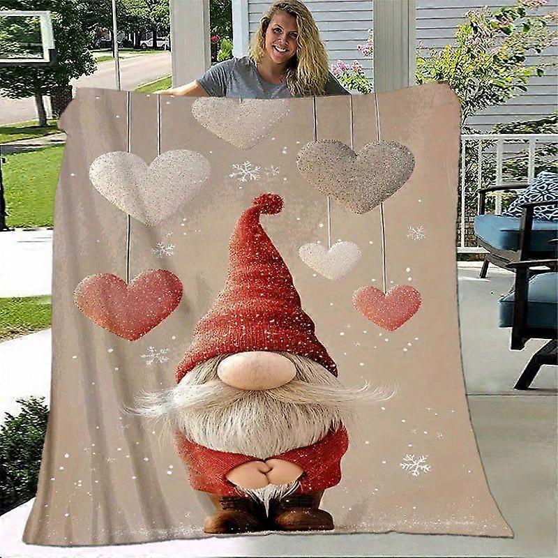 GnomeThemed Valentine'S Day Blanket