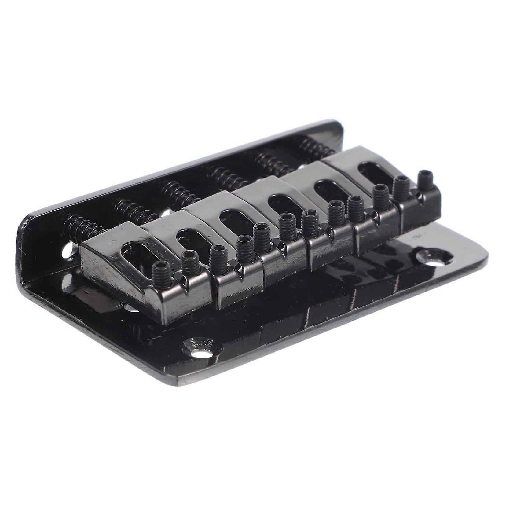 Guitar Bridge Metal Saddle for 6 String Ukulele Replacement, Durable Easy Install Upgrade