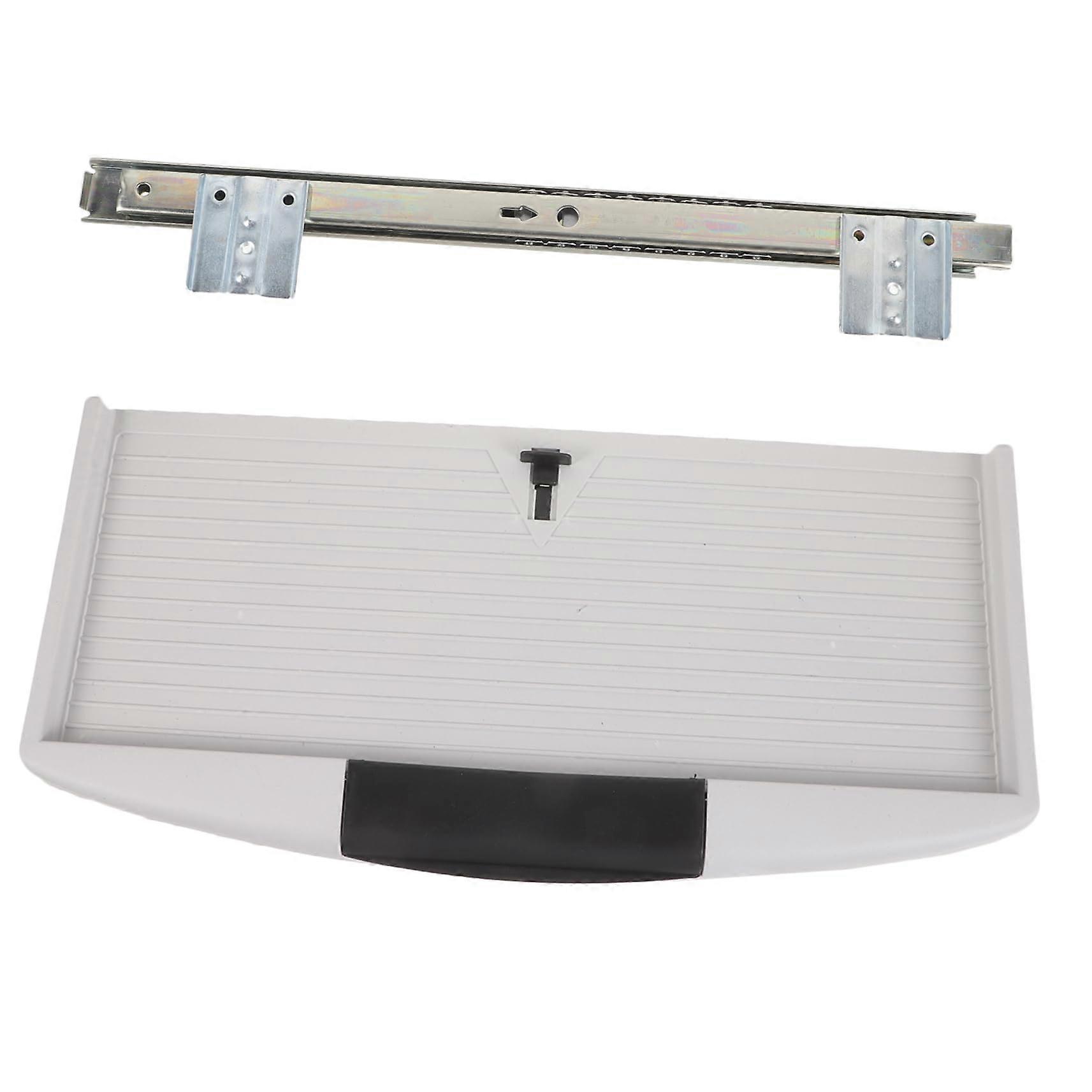 Large Under Desk Keyboard Tray with Mouse Platform, Ergonomic PullOut Drawer for Home Office