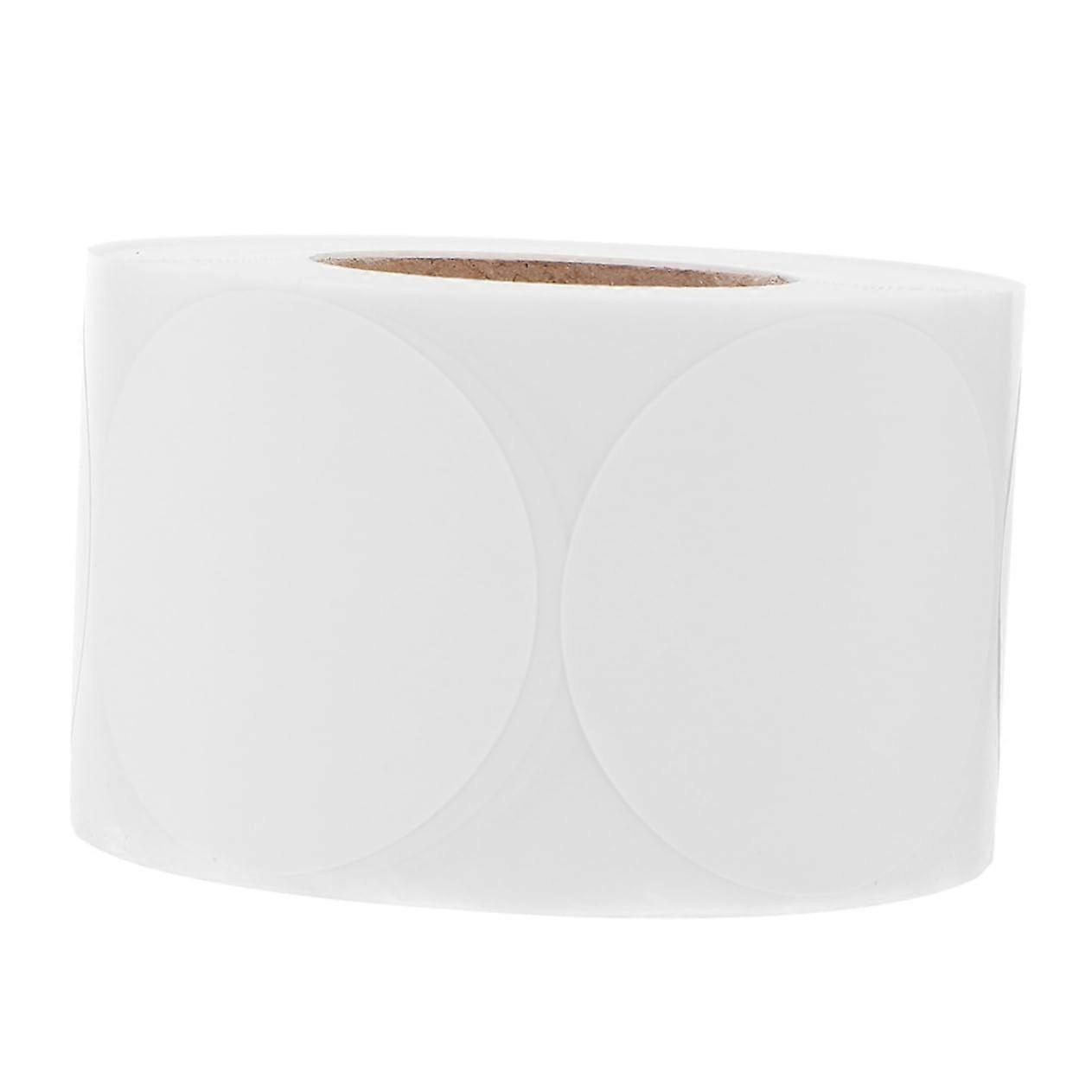 500 Pack Blank Round Labels White Self Adhesive Stickers Writable Removable Dots for Organizing