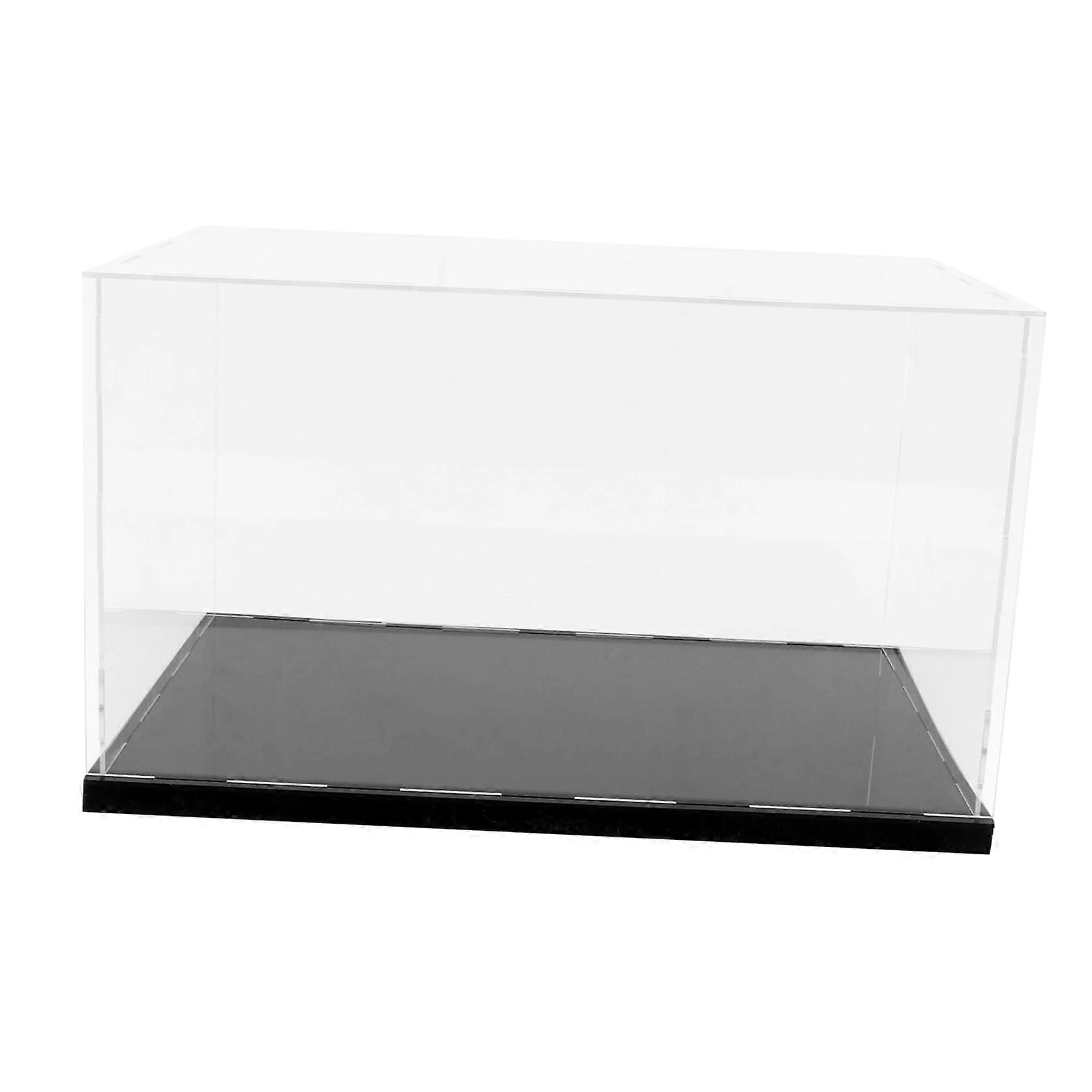 Acrylic Display Case with Dustproof Protective Cover for Collectibles, Mini Figures and Models