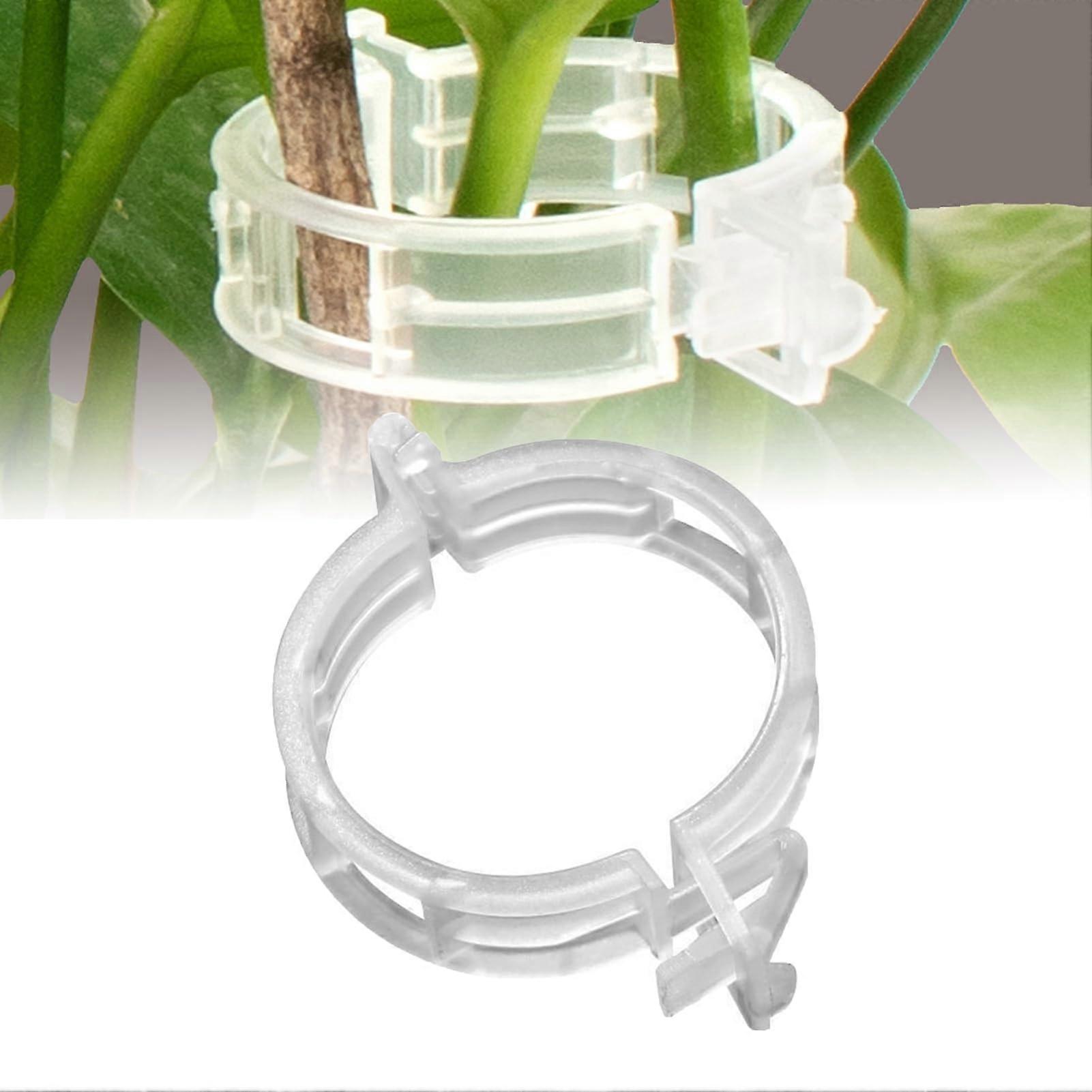 Plant Support Clips with Gentle Stem Support, Reusable Tomato Clips for String Trellis and Vines